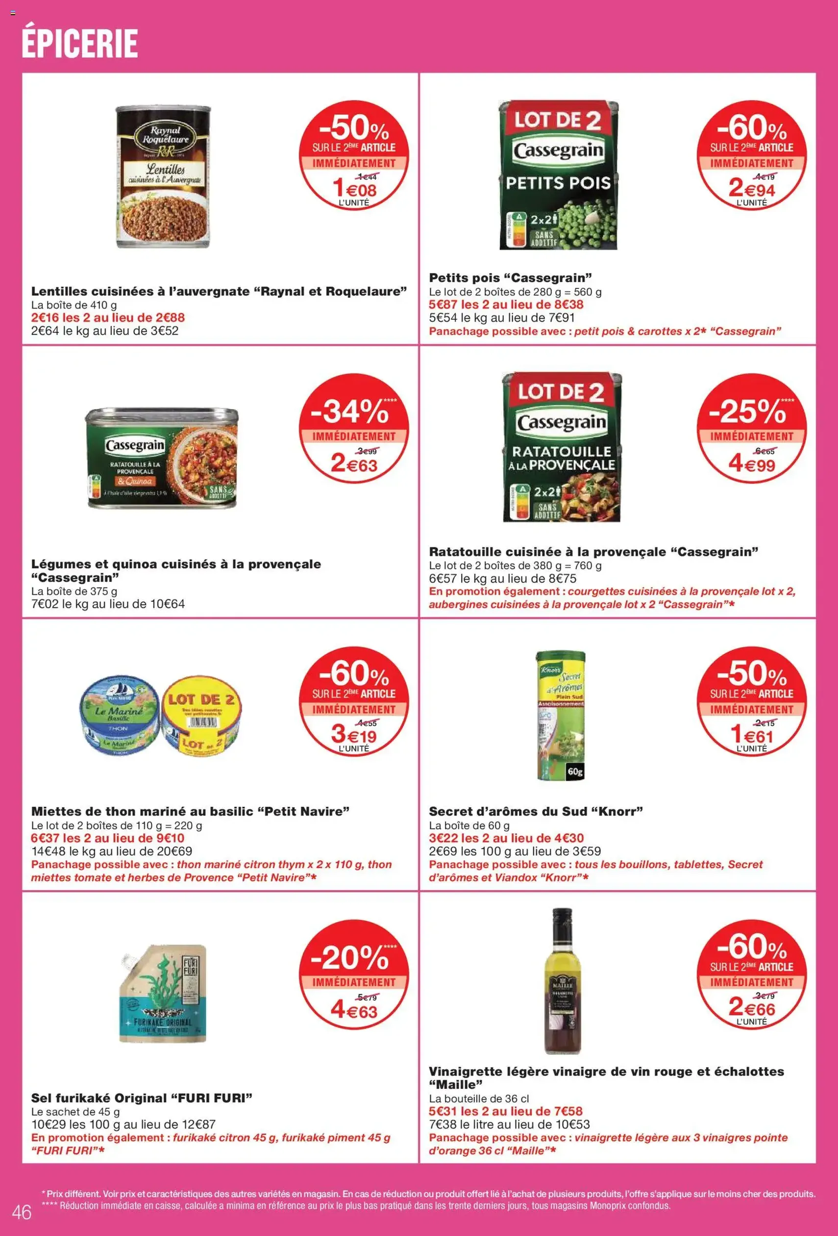 Monoprix catalogue - brochure valable à partir du 24/03/2026, page 46 sur 66