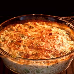 Previsualización de la receta Brócoli al horno con pasta