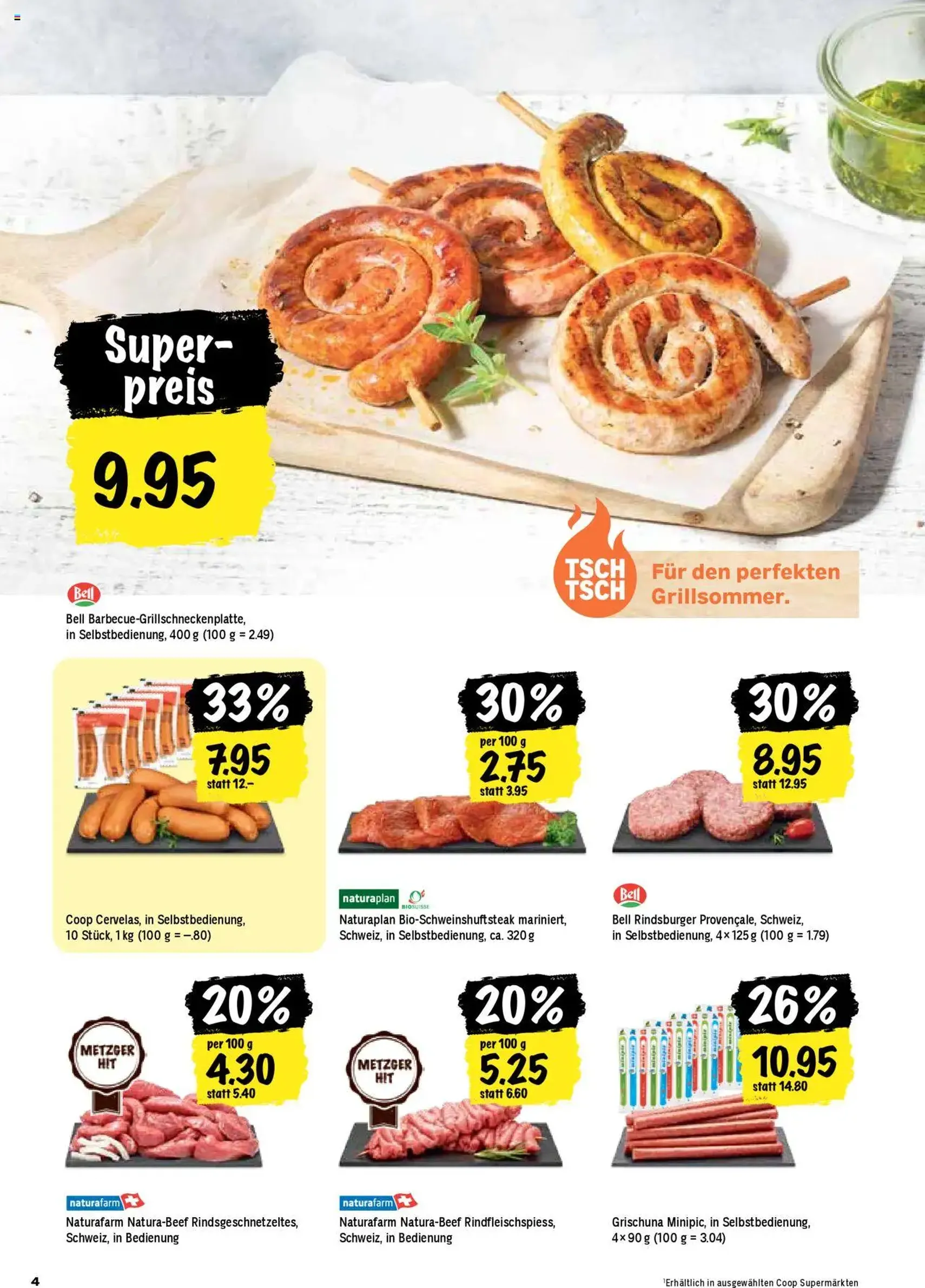 Coop Aktionen - Gültiger Prospekt ab 07.08.2025, Seite 4 von insgesamt 24 Coop Aktionen - Gültiger Prospekt ab 07.08.2025, Seite 4 von insgesamt 24