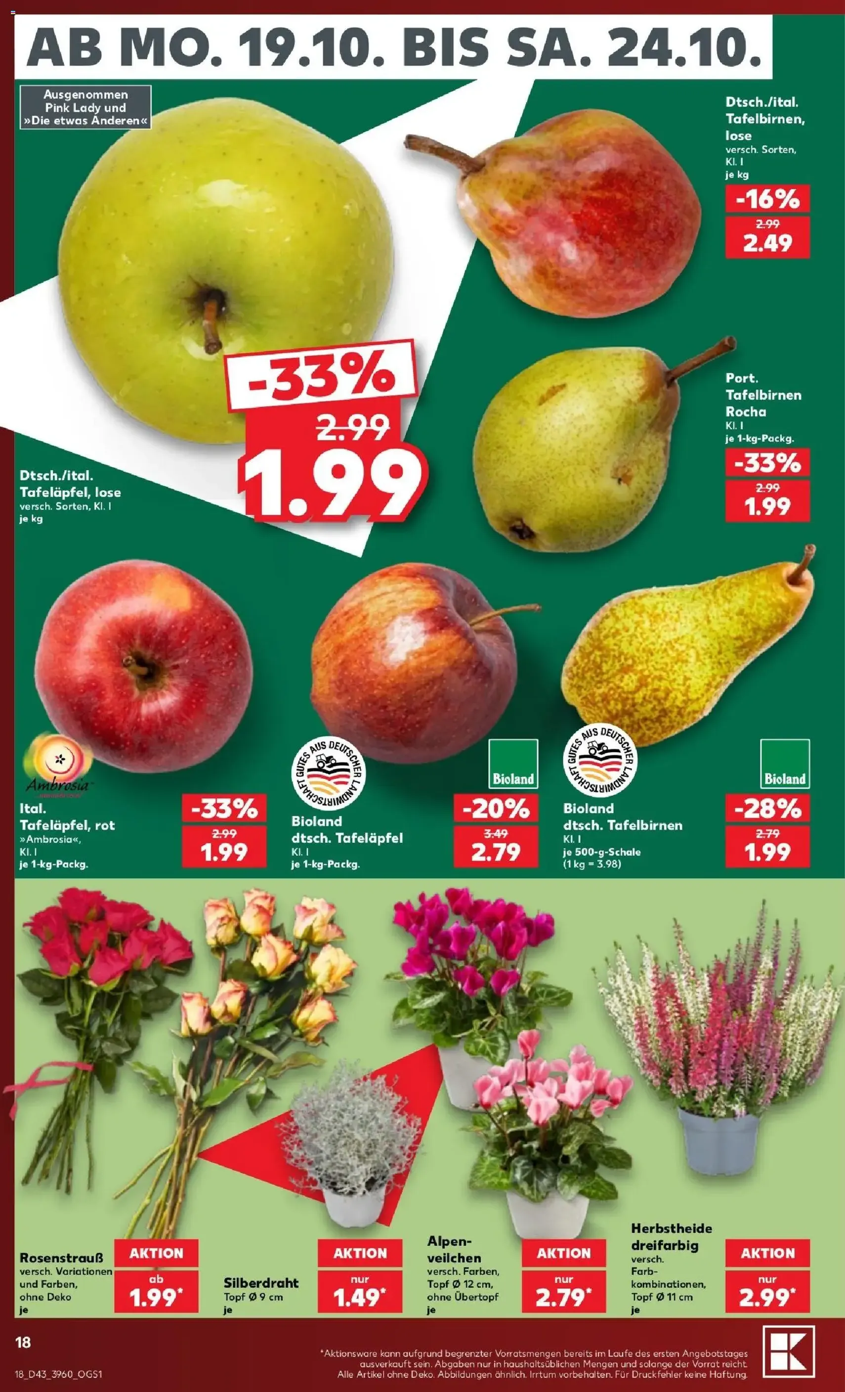 Kaufland Prospekt - Gültiger Prospekt ab 19.10.2026, Seite 18 von insgesamt 68