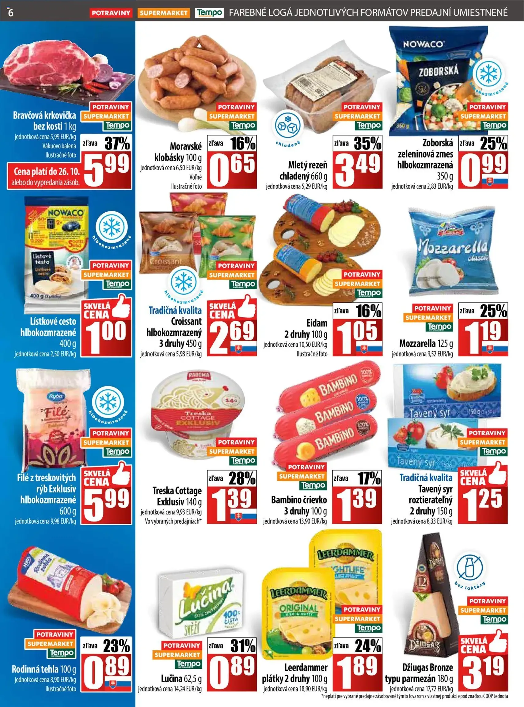 COOP Jednota leták - platný leták od 23.10.2025 strana 6 z 28 COOP Jednota leták - platný leták od 23.10.2025 strana 6 z 28