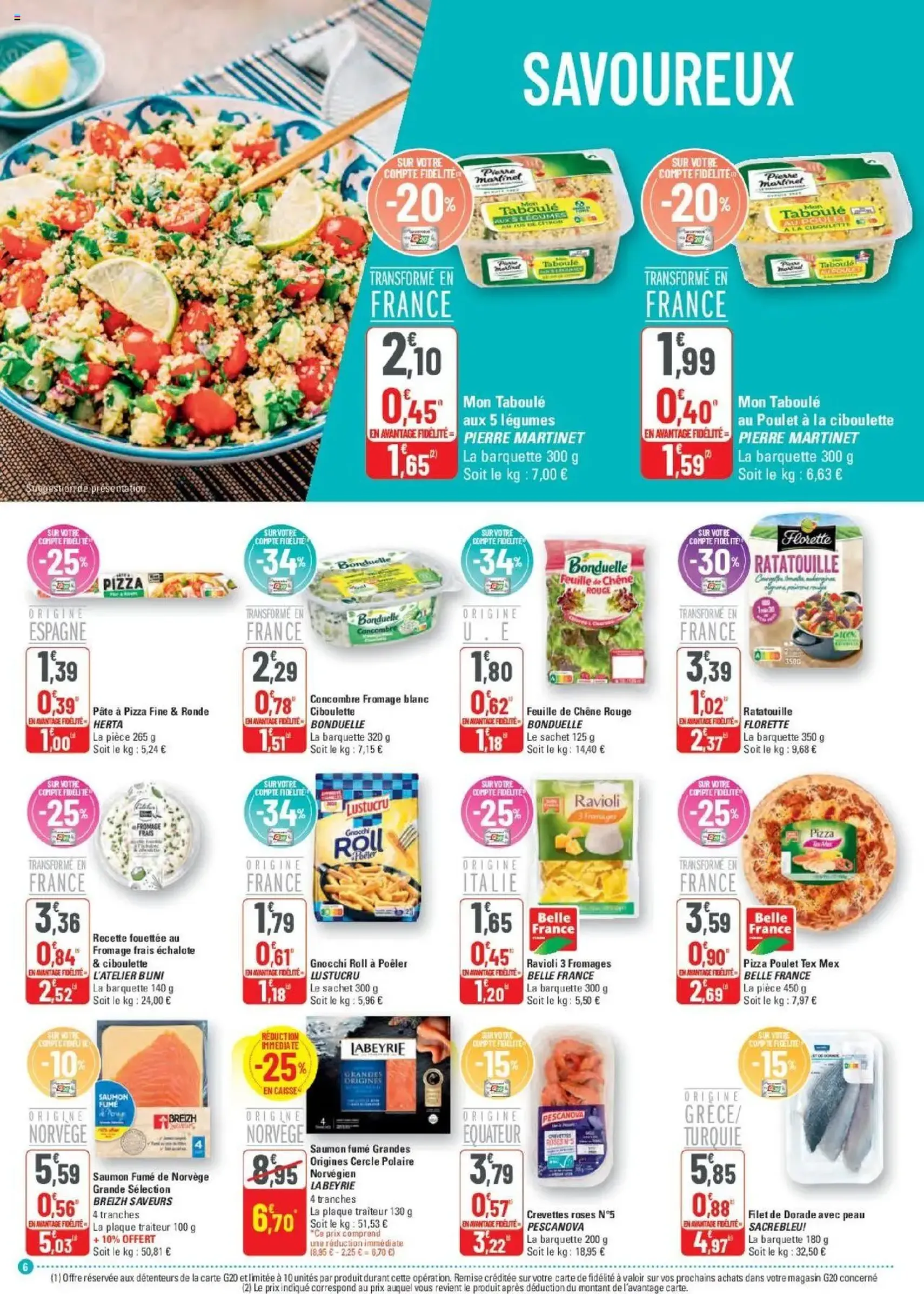 G20 Supermarchés catalogue - brochure valable à partir du 24/09/2025, page 6 sur 21