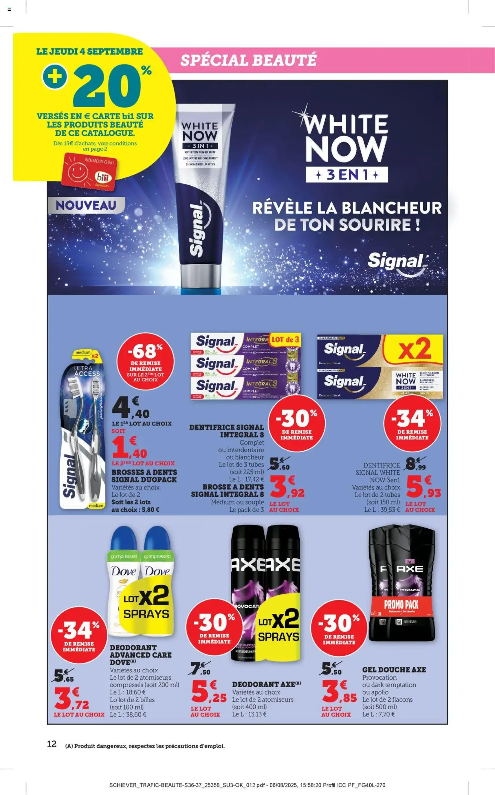 Bi1 catalogue - brochure valable à partir du 01/09/2025, page 12 sur 40