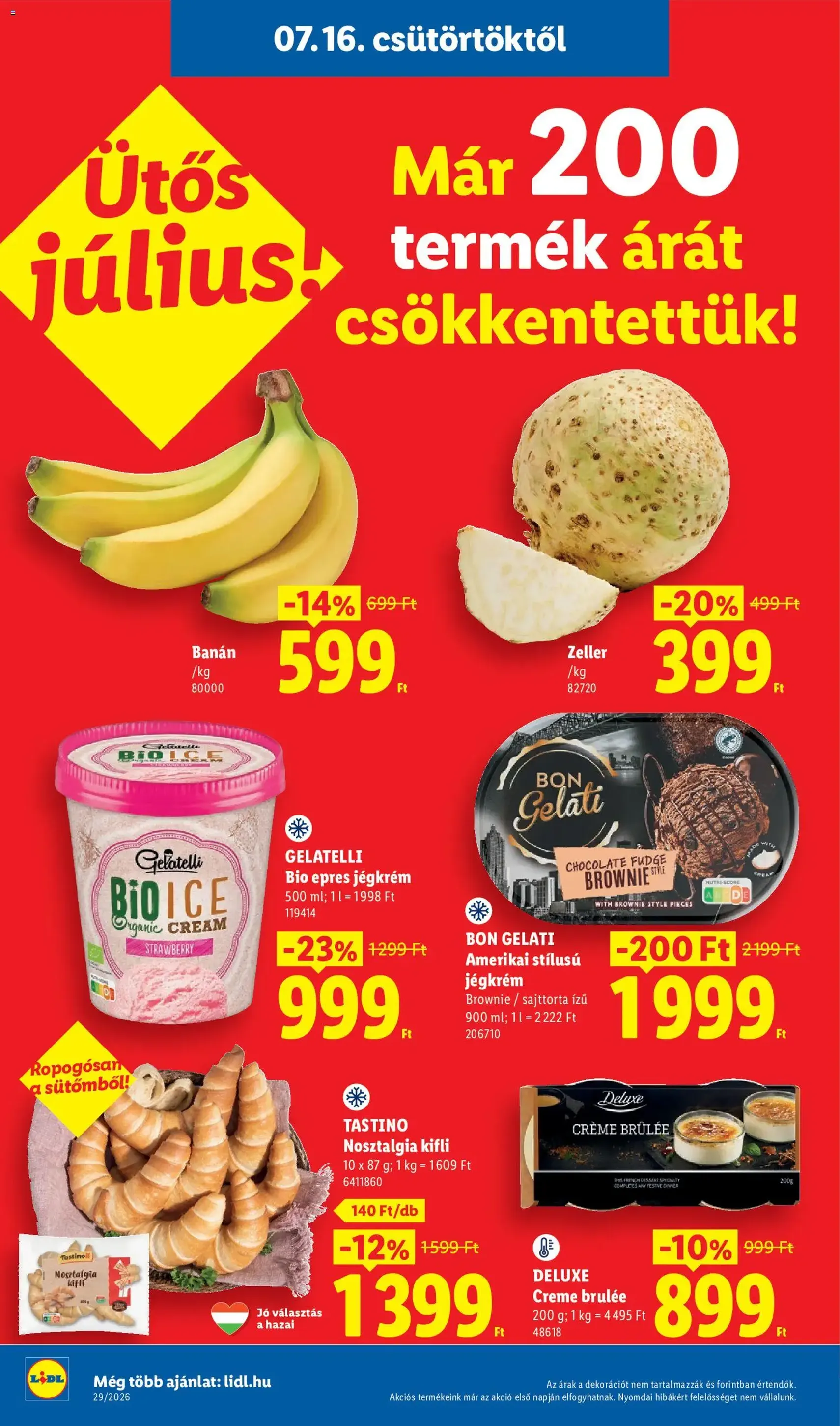 Lidl akciós újság - 2026.07.16. érvényes szórólap 4 oldal 88 oldalból