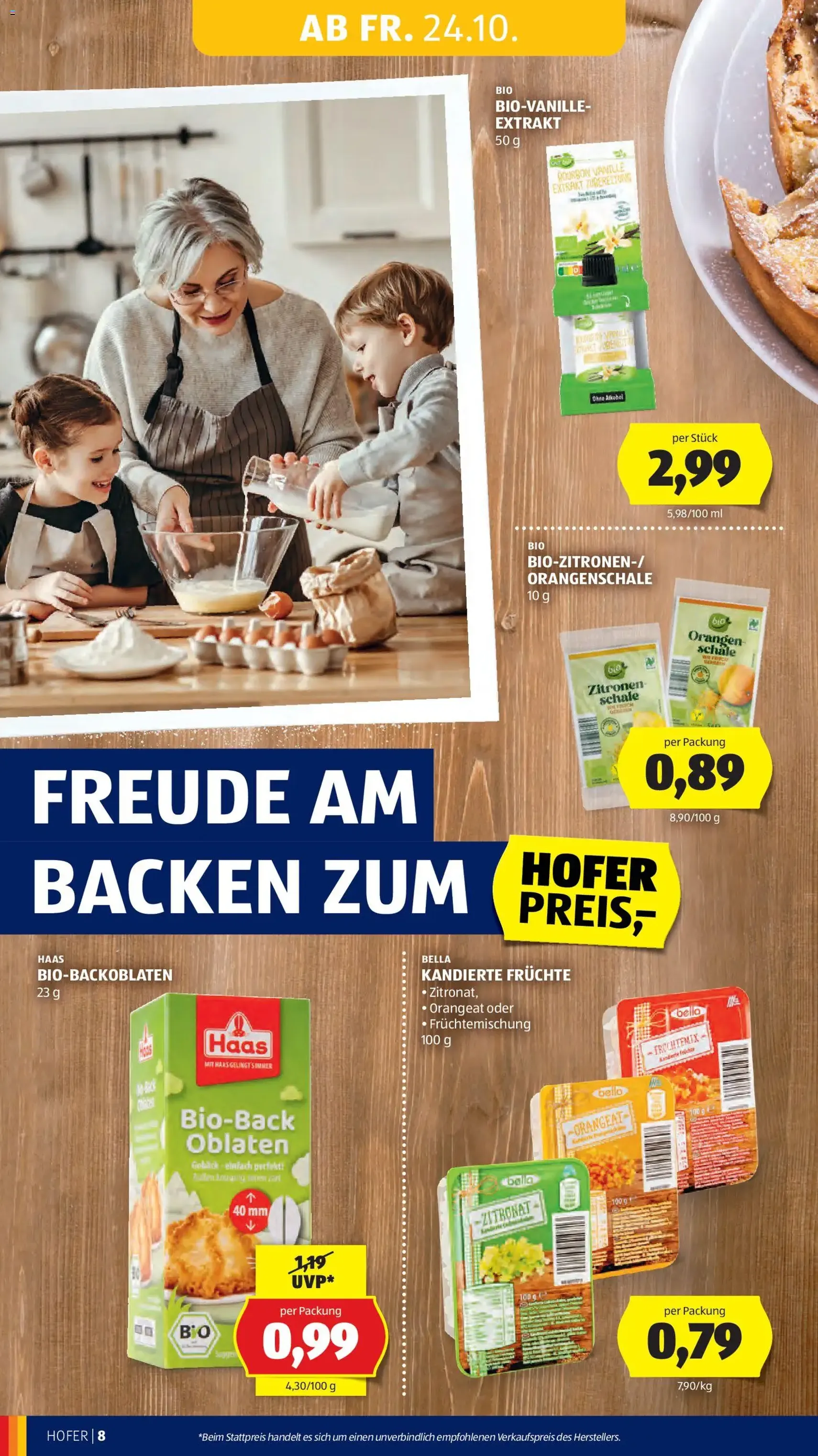 Hofer Flugblatt - Gültiger Prospekt ab 24.10.2025, Seite 10 von insgesamt 45 Hofer Flugblatt - Gültiger Prospekt ab 24.10.2025, Seite 10 von insgesamt 45