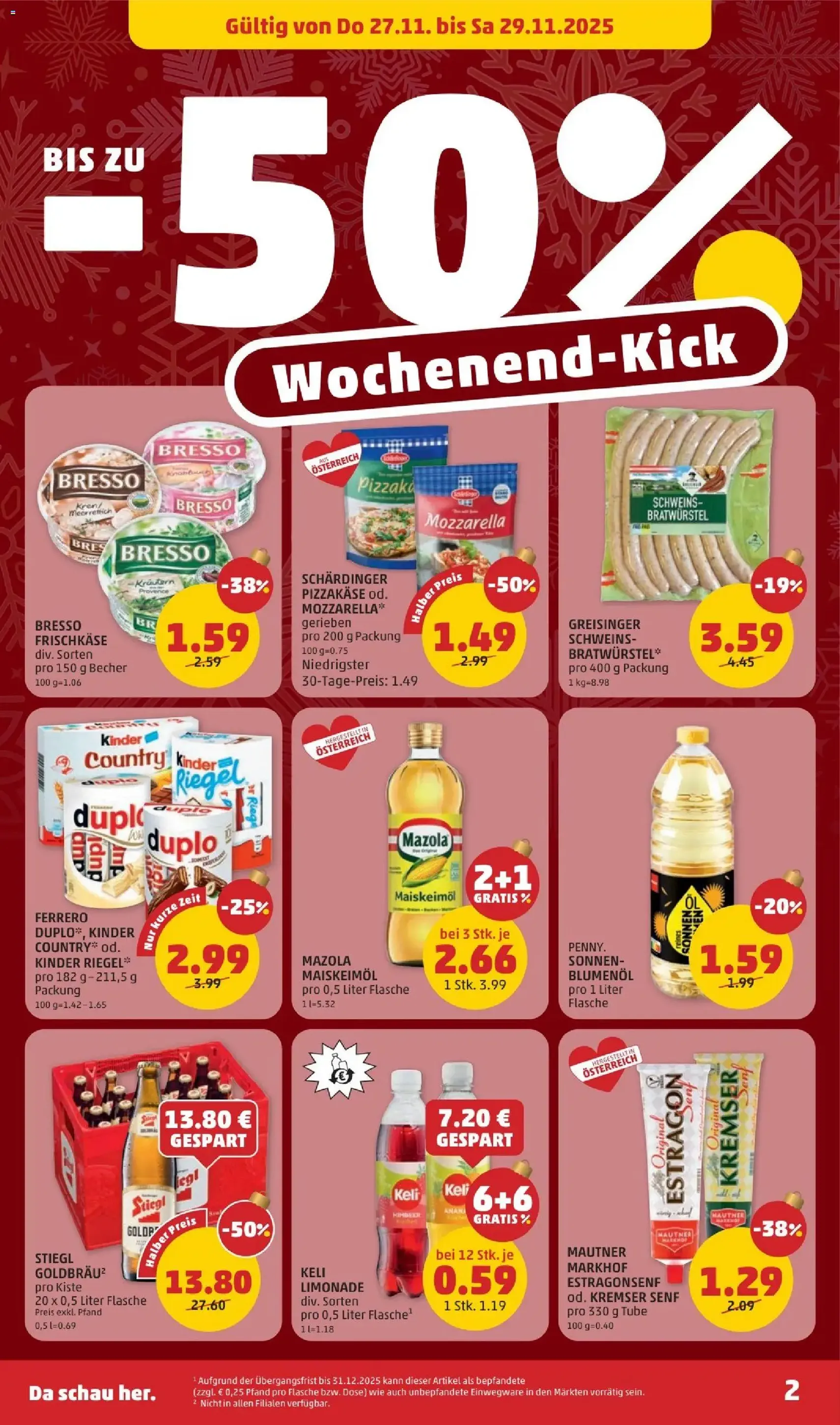 Penny Markt - Black Friday - Gültiger Prospekt ab 27.11.2025, Seite 2 von insgesamt 32