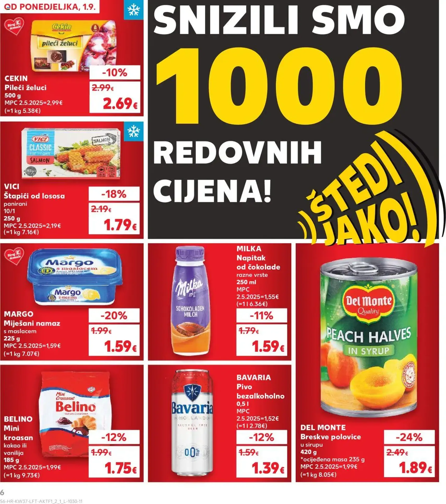 Kaufland HR - Osijek - 2025.09.10. érvényes szórólap 6 oldal 40 oldalból