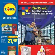 Lidl Catalog - previzualizare cataloage valabilă începând cu 01.06.2026