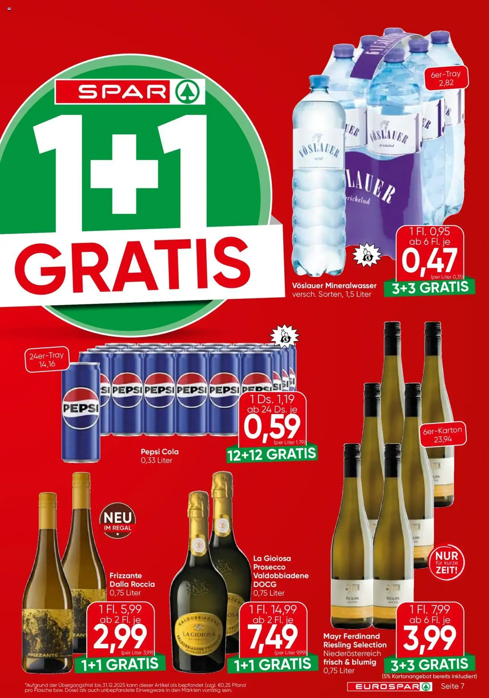 Eurospar Flugblatt - Gültiger Prospekt ab 09.10.2025, Seite 7 von insgesamt 16 Eurospar Flugblatt - Gültiger Prospekt ab 09.10.2025, Seite 7 von insgesamt 16