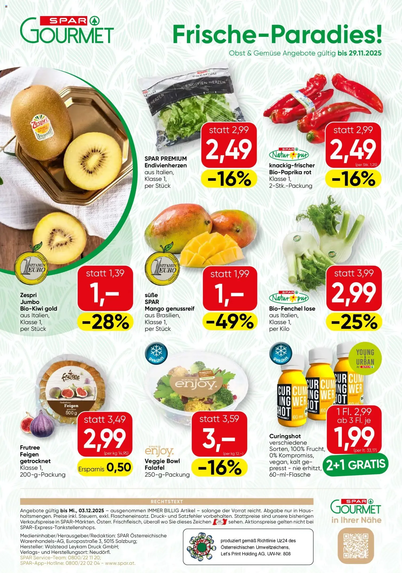 SPAR Gourmet Flugblatt - Gültiger Prospekt ab 27.11.2025, Seite 8 von insgesamt 8