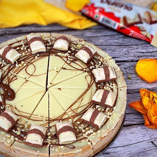 Recipe preview White Version Kinder Bueno Cheesecake