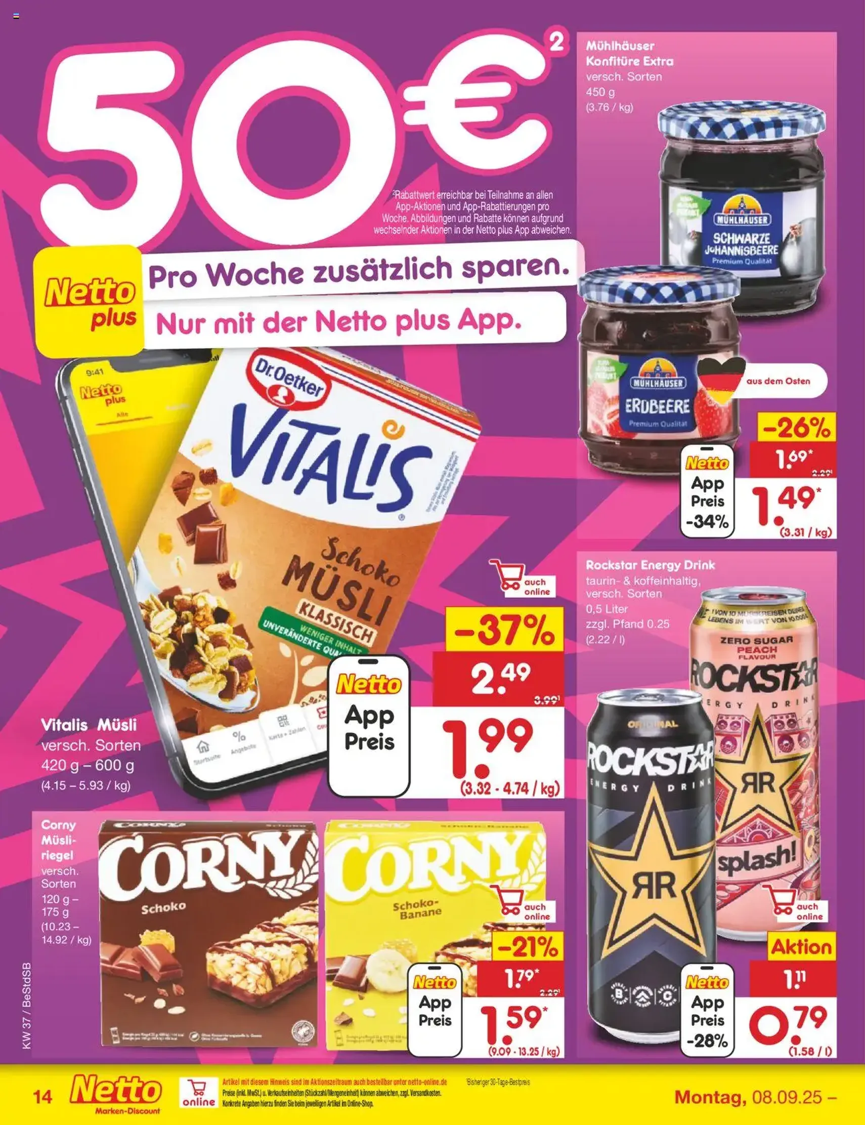 Netto Marken-Discount Prospekt - Gültiger Prospekt ab 08.09.2025, Seite 16 von insgesamt 67 Netto Marken-Discount Prospekt - Gültiger Prospekt ab 08.09.2025, Seite 16 von insgesamt 67
