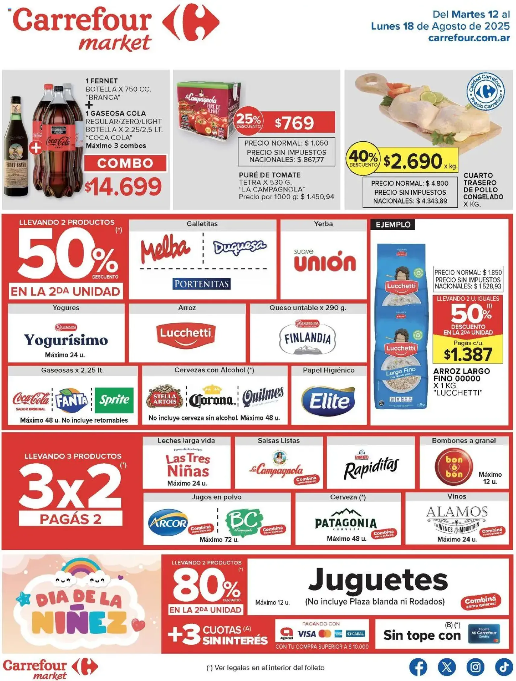 Carrefour Market catálogo - folleto válido desde 12/08/2025 página 1 de 21 Carrefour Market catálogo - folleto válido desde 12/08/2025 página 1 de 21