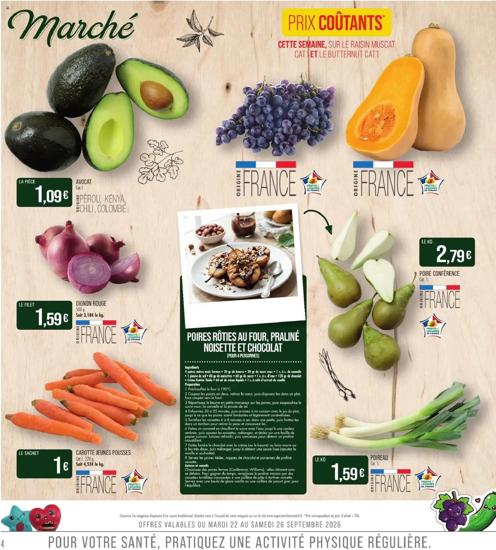 Match Supermarché catalogue - brochure valable à partir du 22/09/2026, page 4 sur 24