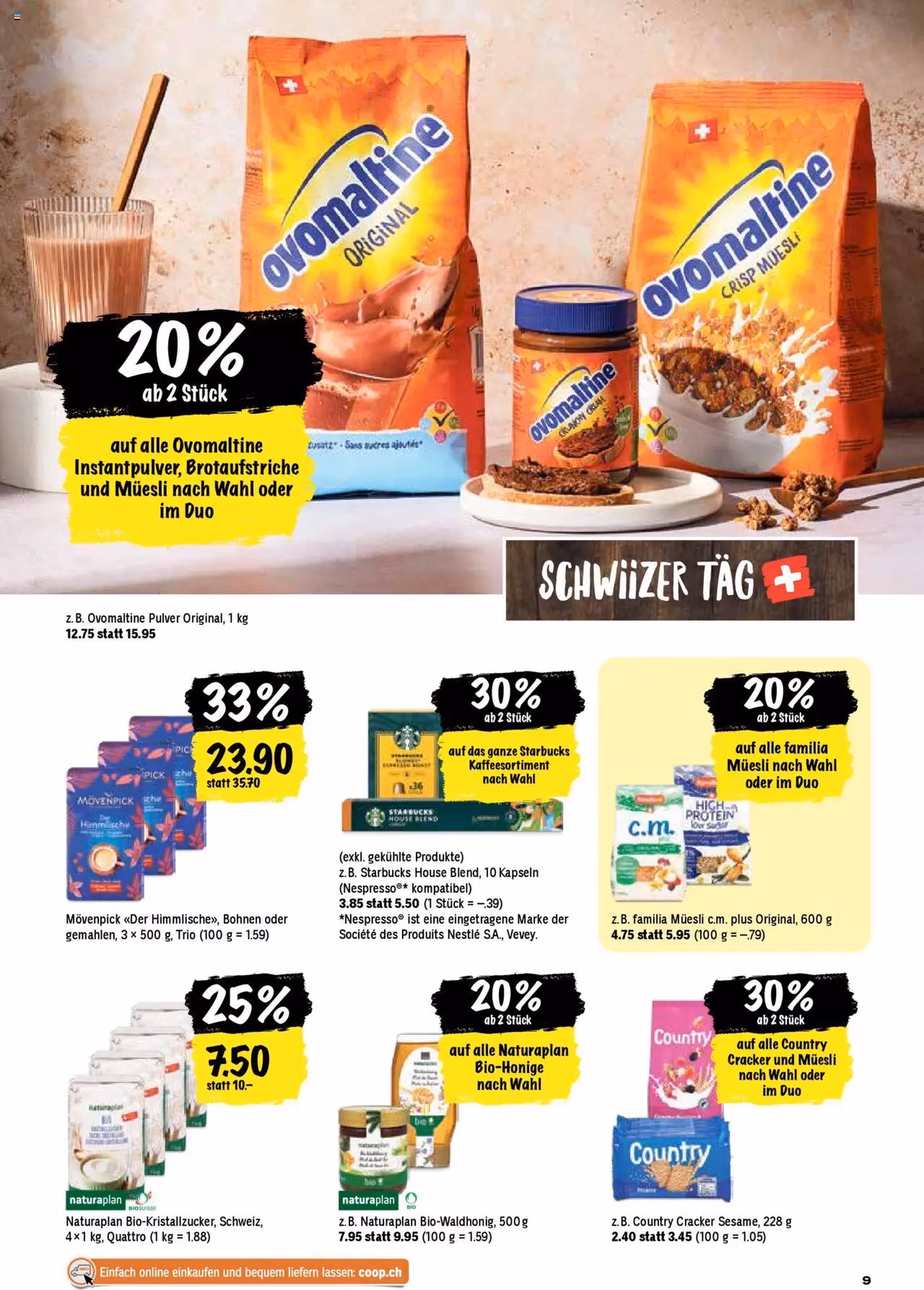 Coop Aktionen - Gültiger Prospekt ab 24.07.2025, Seite 9 von insgesamt 24 Coop Aktionen - Gültiger Prospekt ab 24.07.2025, Seite 9 von insgesamt 24