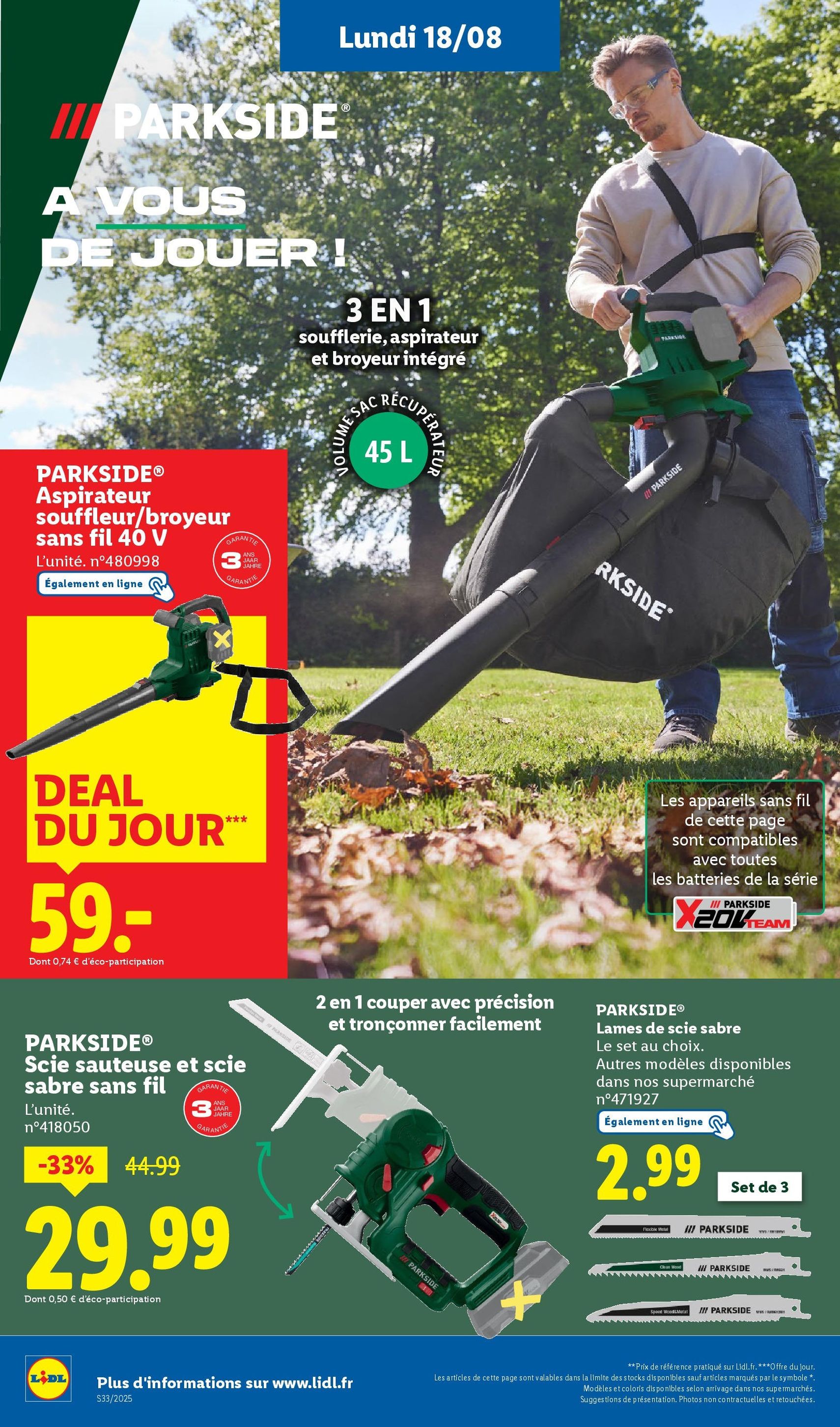 LIDL catalogue semaine 32 - brochure valable à partir du 14/08/2025, page 52 sur 72