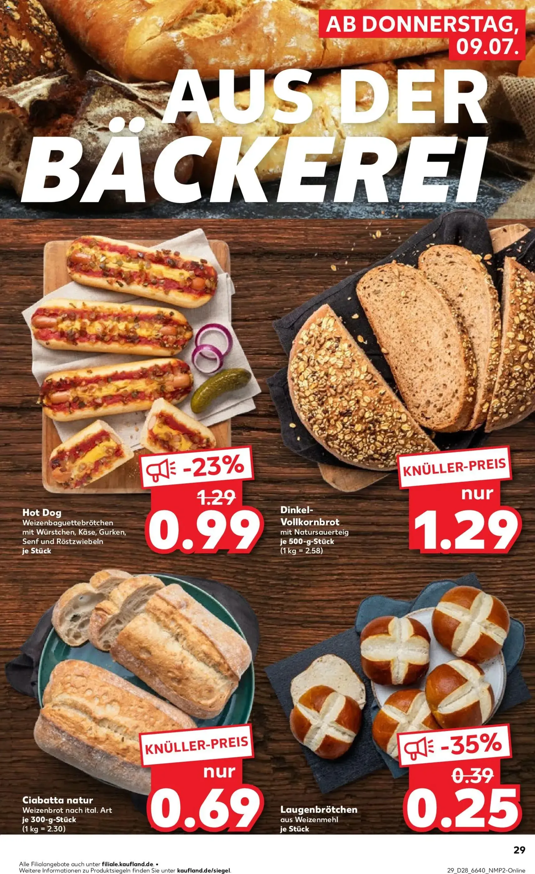 Kaufland Prospekt - Gültiger Prospekt ab 09.07.2026, Seite 29 von insgesamt 52