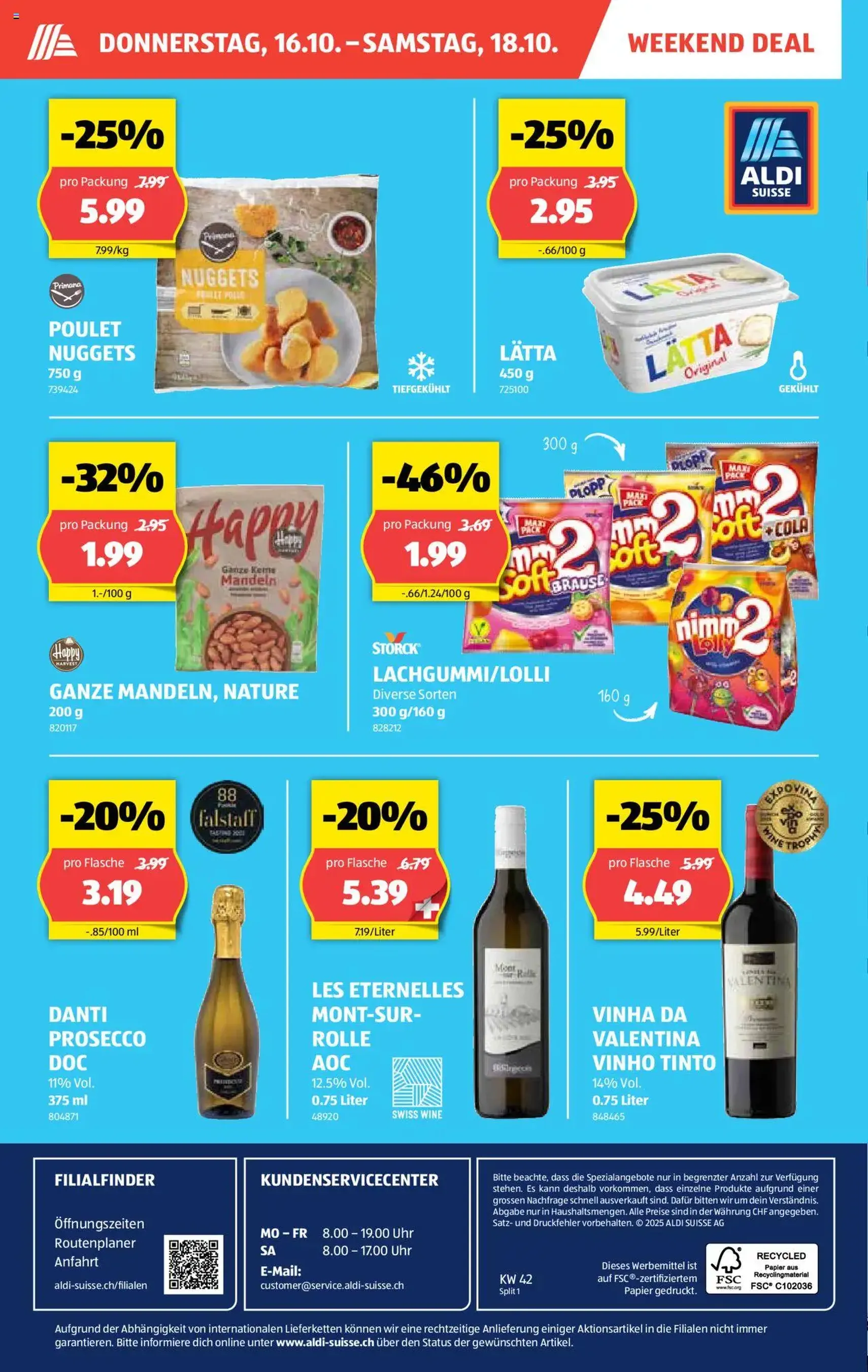 Aldi Aktionen - Gültiger Prospekt ab 16.10.2025, Seite 1 von insgesamt 32 Aldi Aktionen - Gültiger Prospekt ab 16.10.2025, Seite 1 von insgesamt 32
