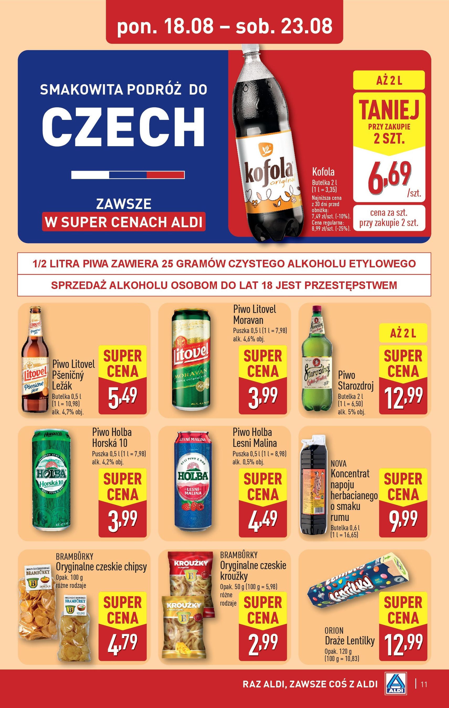 Aldi Gazetka - ważny gazetka od 18.08.2025 strona 11 z 28 Aldi Gazetka - ważny gazetka od 18.08.2025 strona 11 z 28