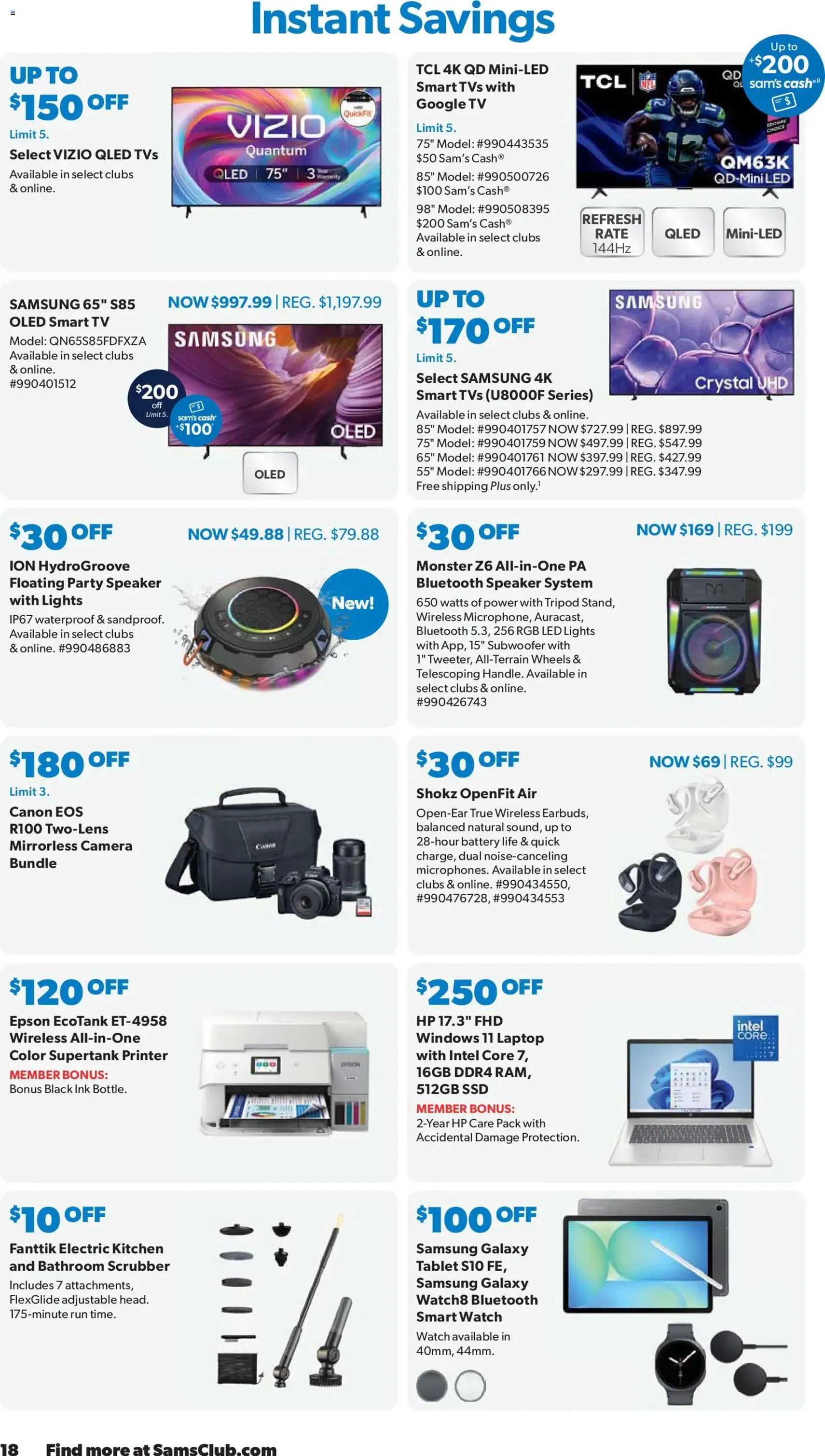 Sam's Club Weekly Ad - valid flyer from 04/29/2026, page 18 of 48