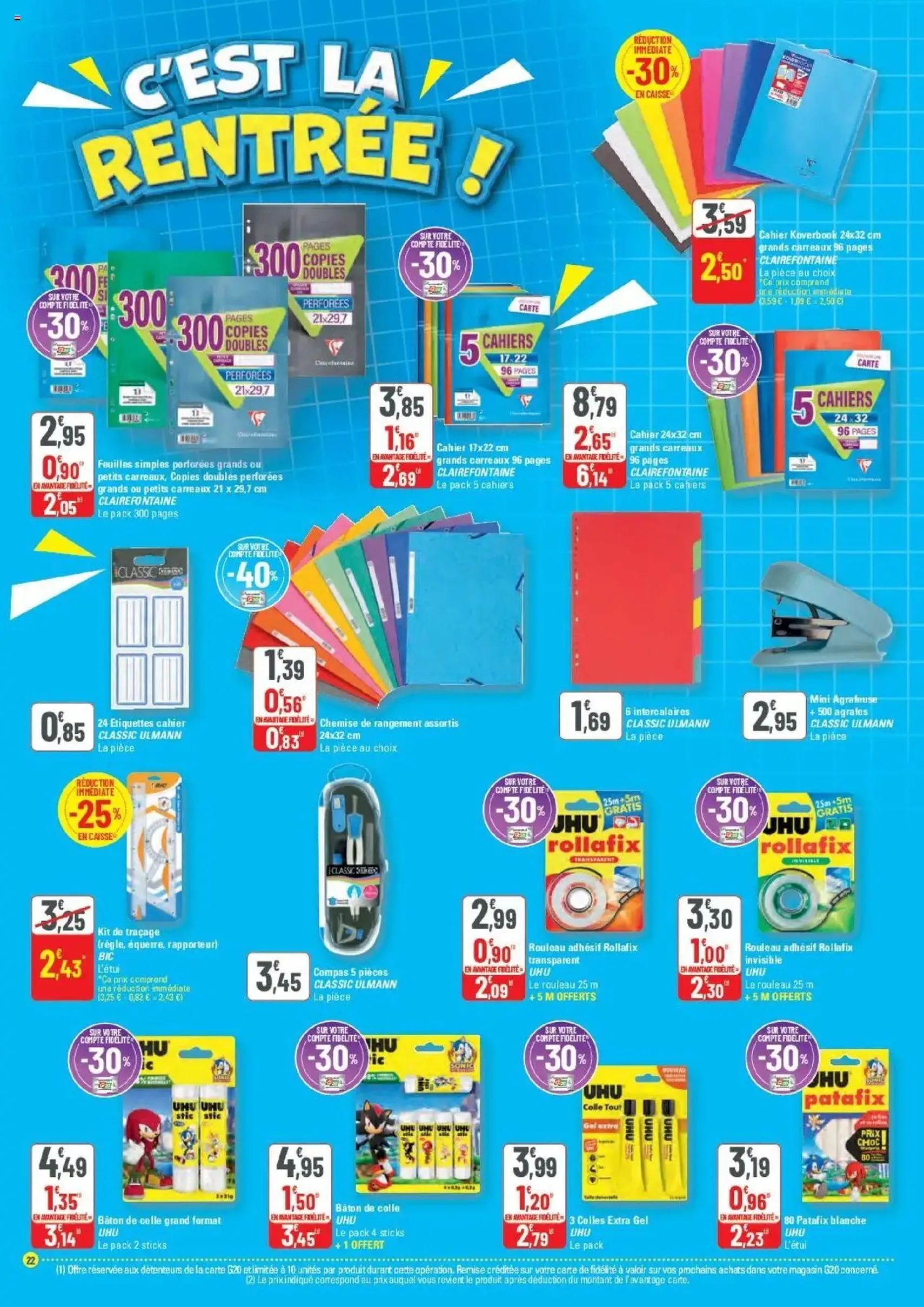 G20 Supermarchés catalogue - brochure valable à partir du 27/08/2025, page 22 sur 24