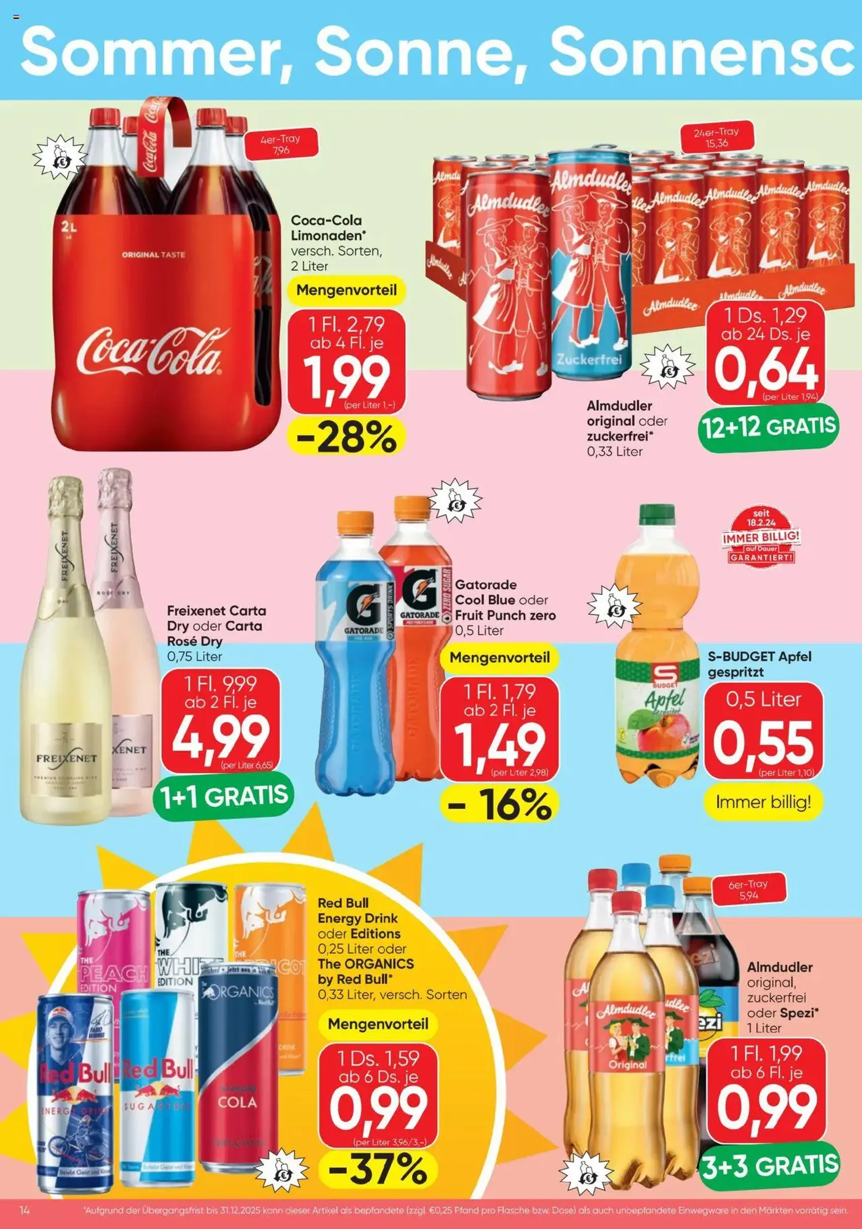 Spar Flugblatt - Gültiger Prospekt ab 31.07.2025, Seite 14 von insgesamt 20 Spar Flugblatt - Gültiger Prospekt ab 31.07.2025, Seite 14 von insgesamt 20