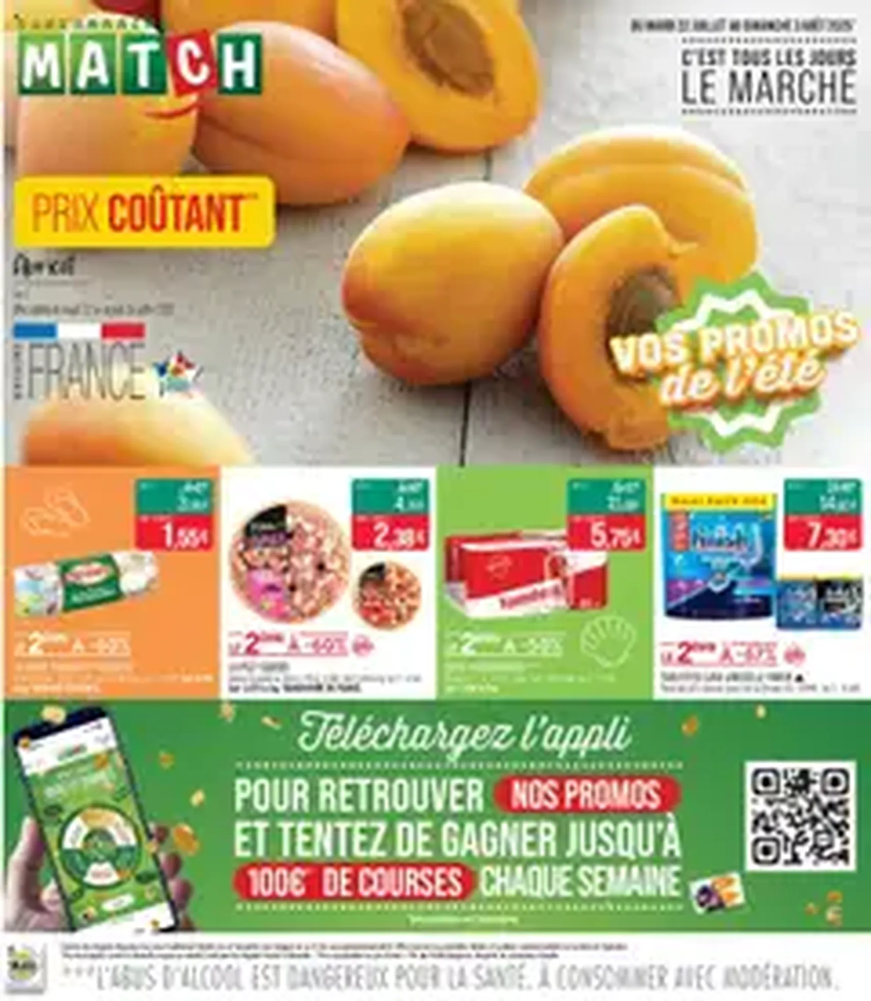 Match Supermarché catalogue - brochure valable à partir du 22/07/2025, page 1 sur 1