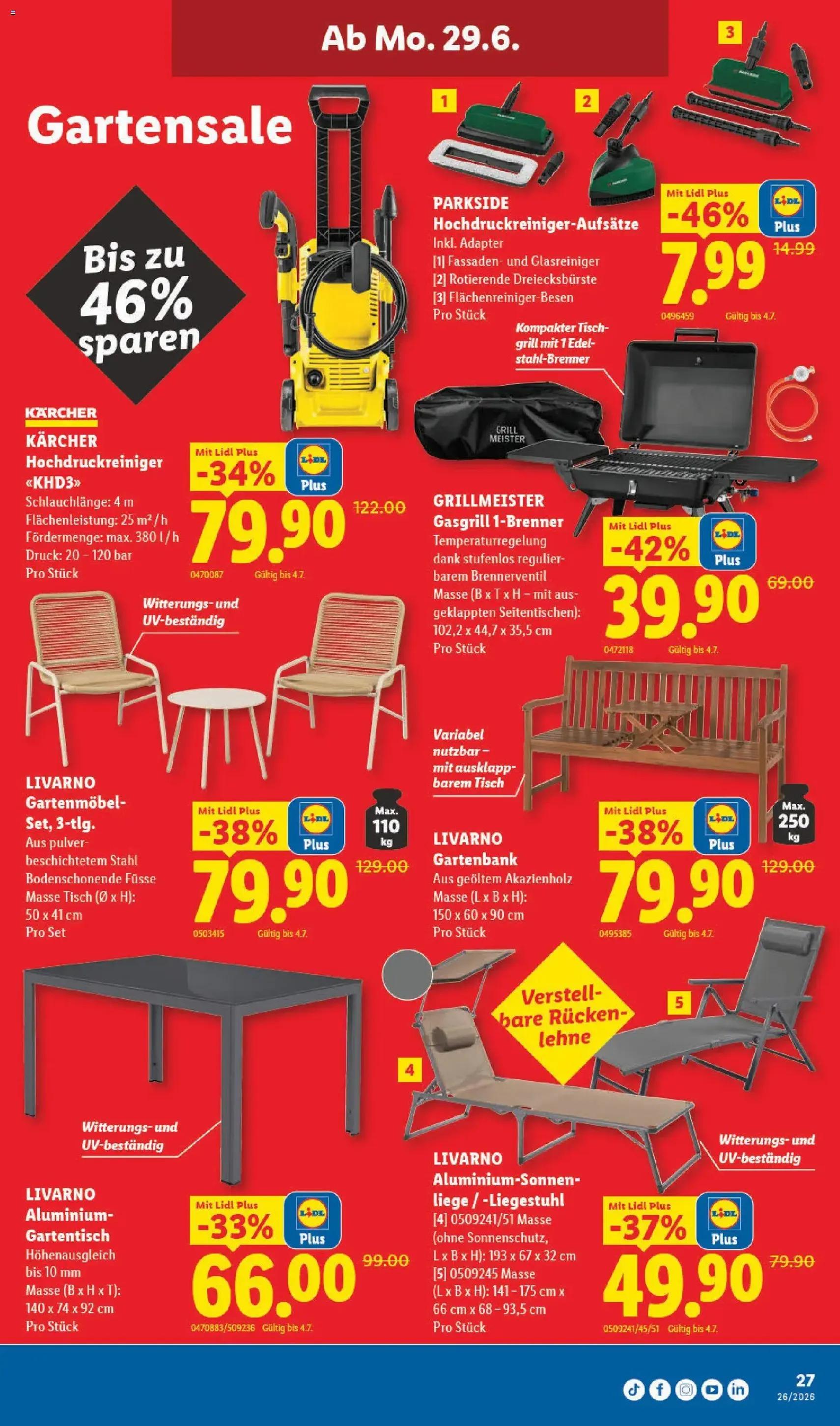 Lidl aktionen - Gültiger Prospekt ab 25.06.2026, Seite 29 von insgesamt 34