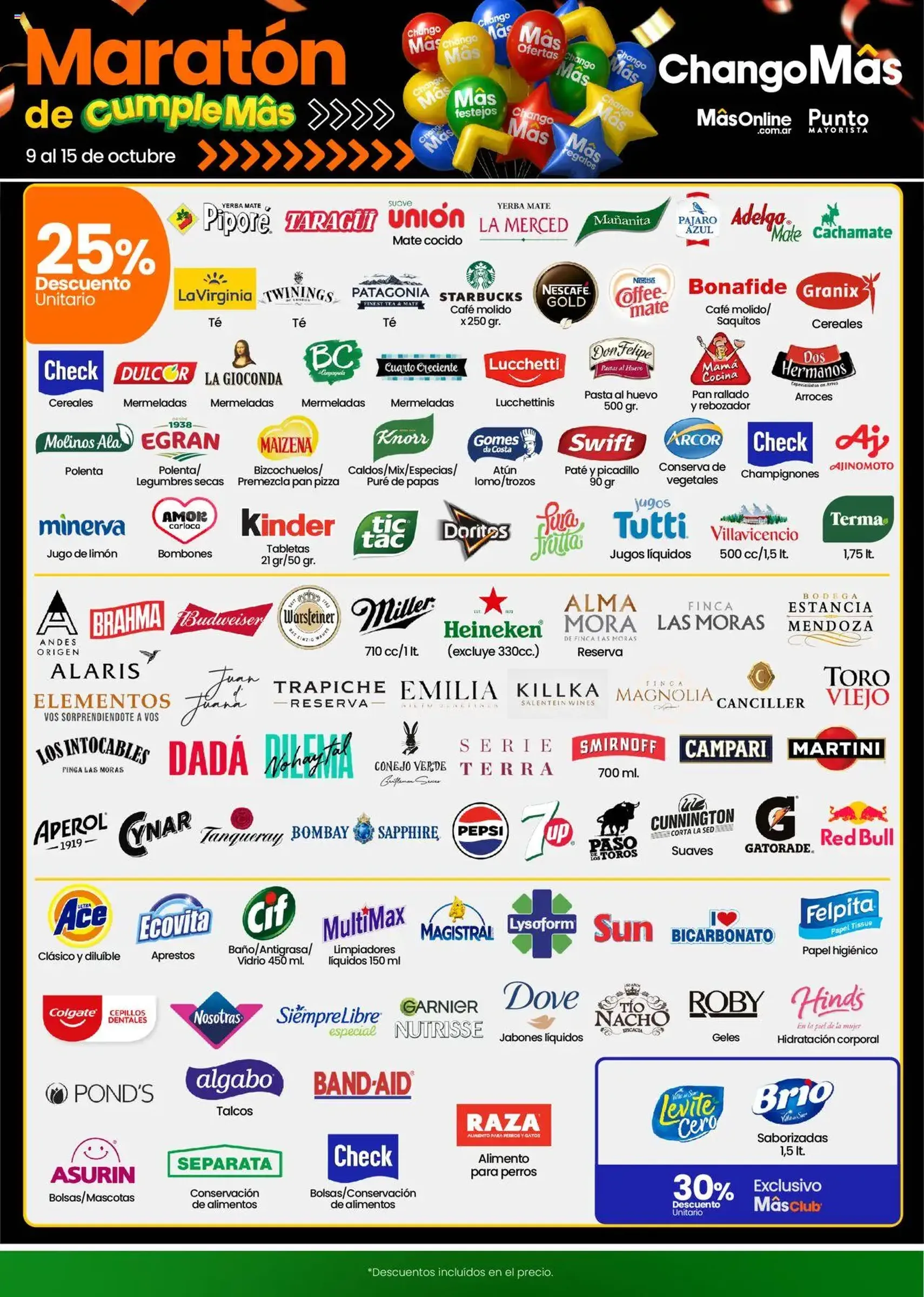 Changomas ofertas - folleto válido desde 09/10/2025 página 9 de 21 Changomas ofertas - folleto válido desde 09/10/2025 página 9 de 21
