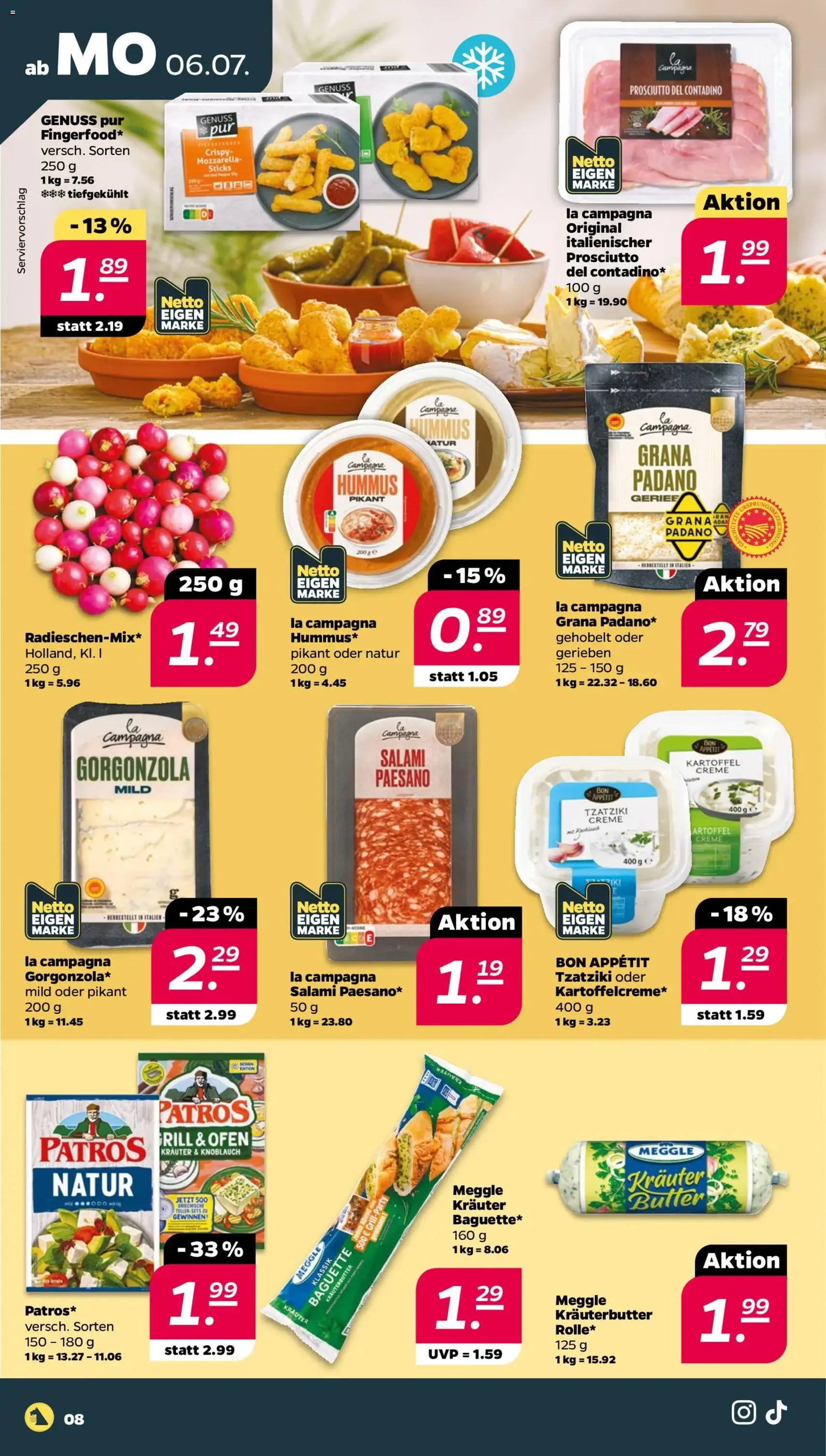 Netto Prospekt - Gültiger Prospekt ab 06.07.2026, Seite 8 von insgesamt 35
