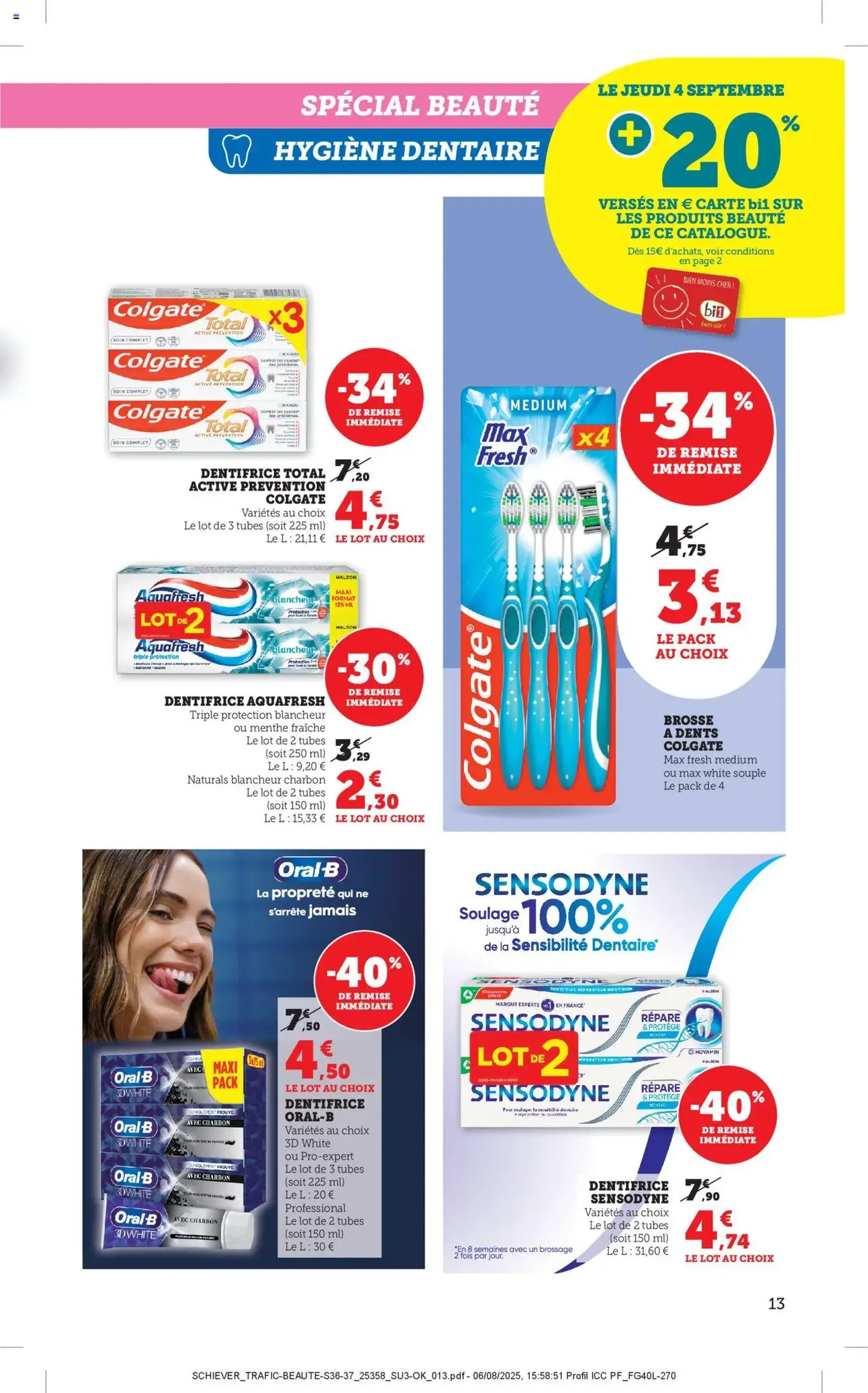 Bi1 catalogue - brochure valable à partir du 01/09/2025, page 13 sur 40