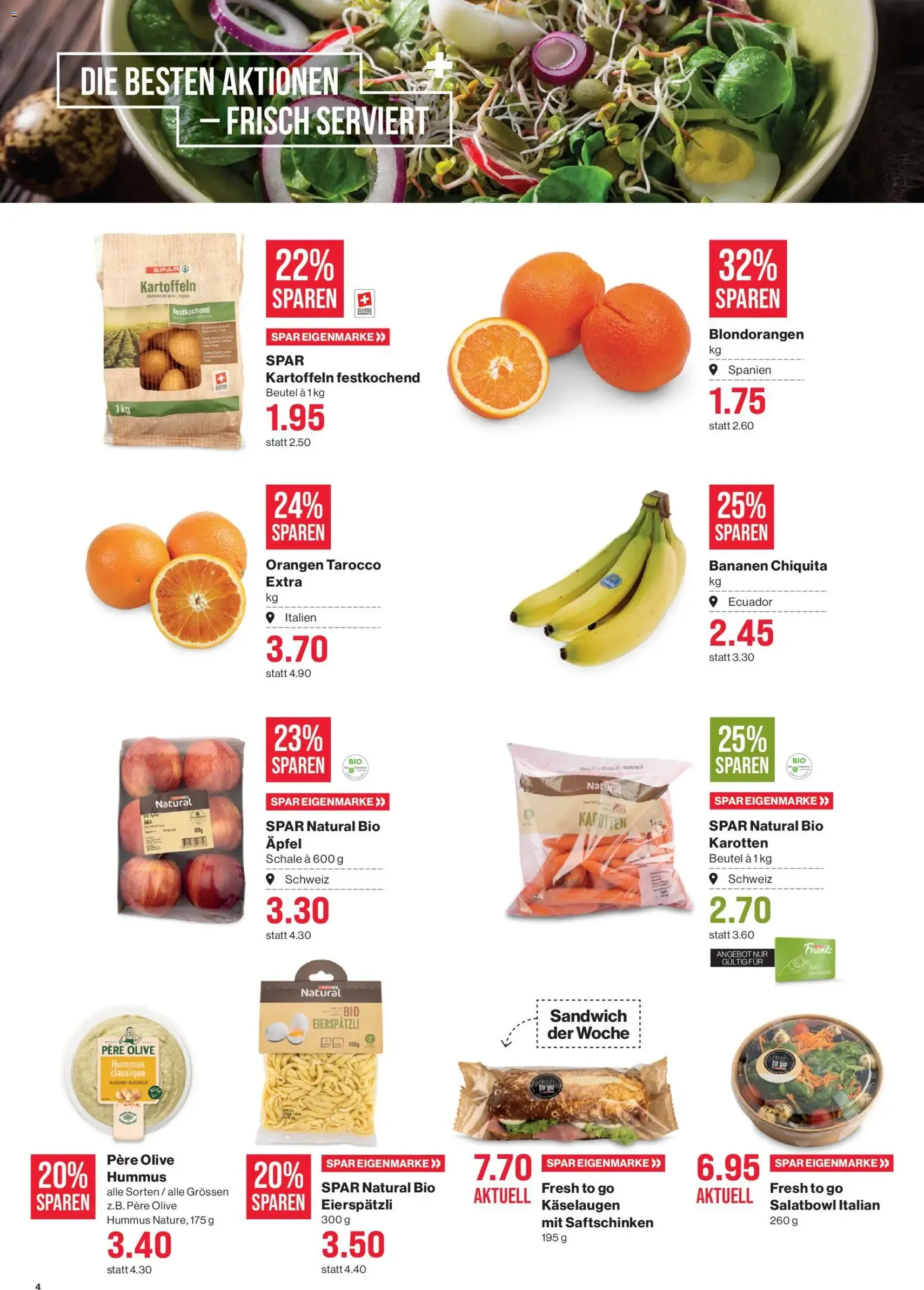 SPAR Aktionen - Gültiger Prospekt ab 29.01.2026, Seite 4 von insgesamt 18