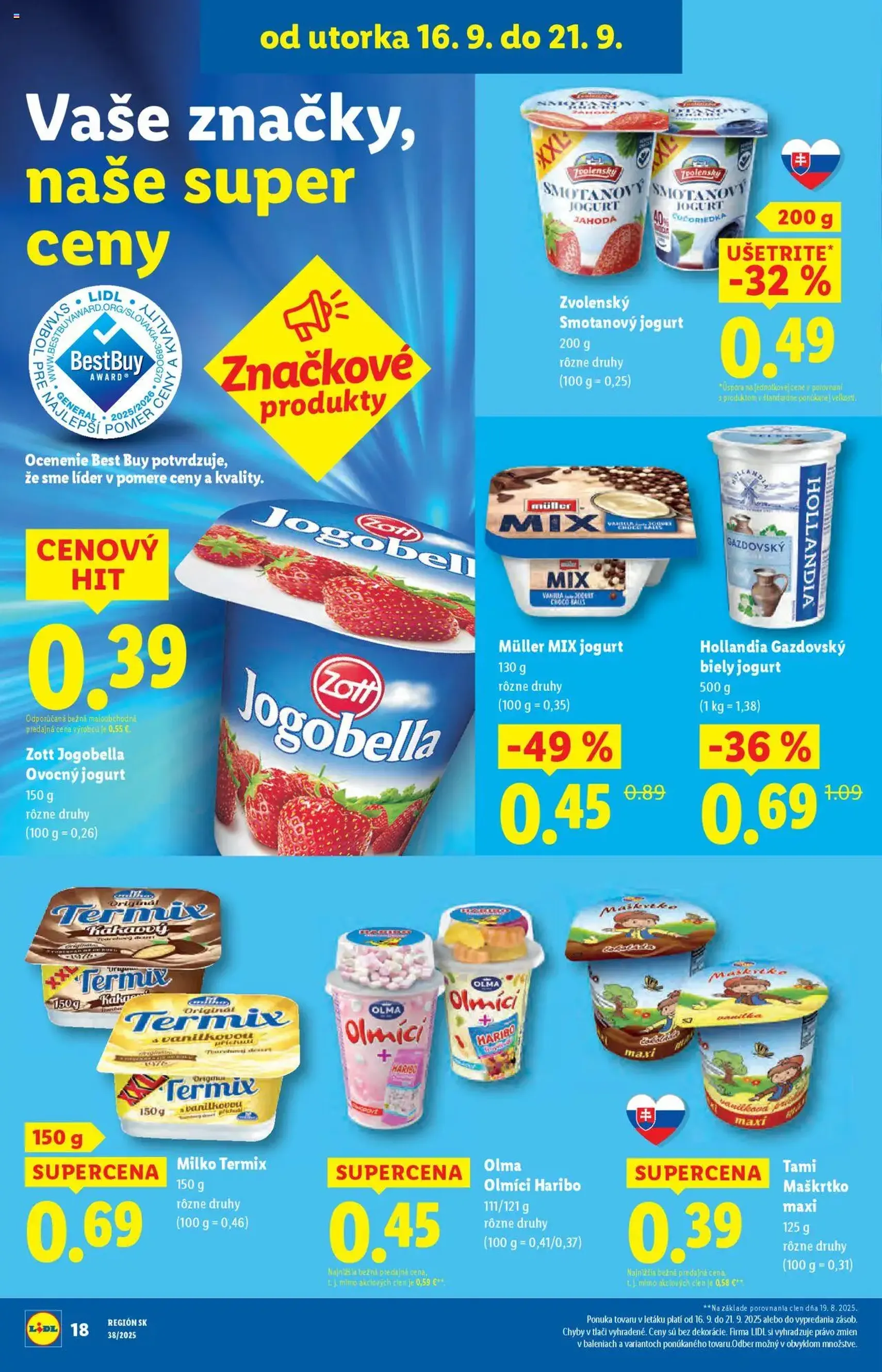 Lidl leták - platný leták od 16.09.2025 strana 18 z 111 Lidl leták - platný leták od 16.09.2025 strana 18 z 111