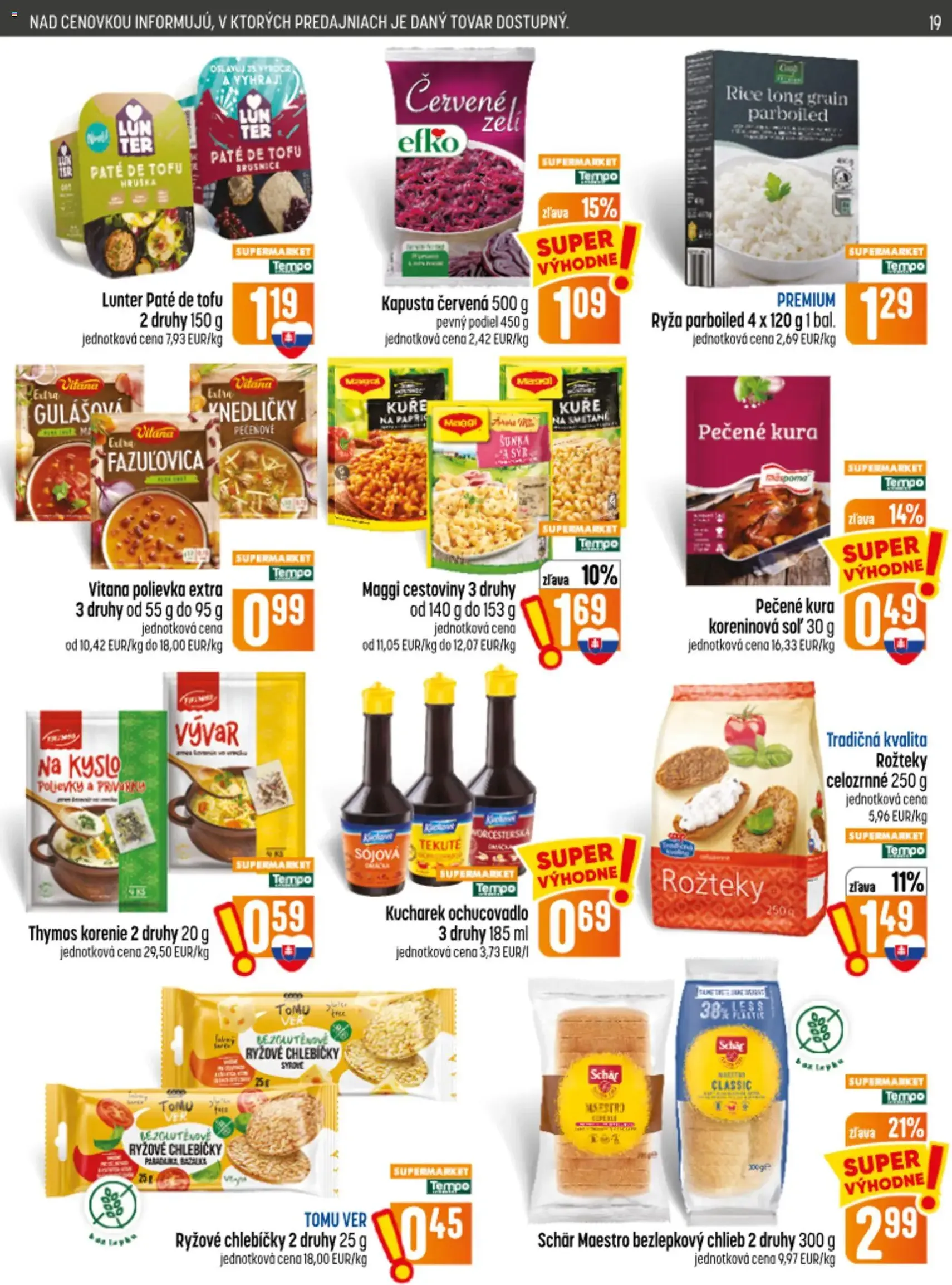 COOP Jednota leták - platný leták od 24.09.2026 strana 19 z 28