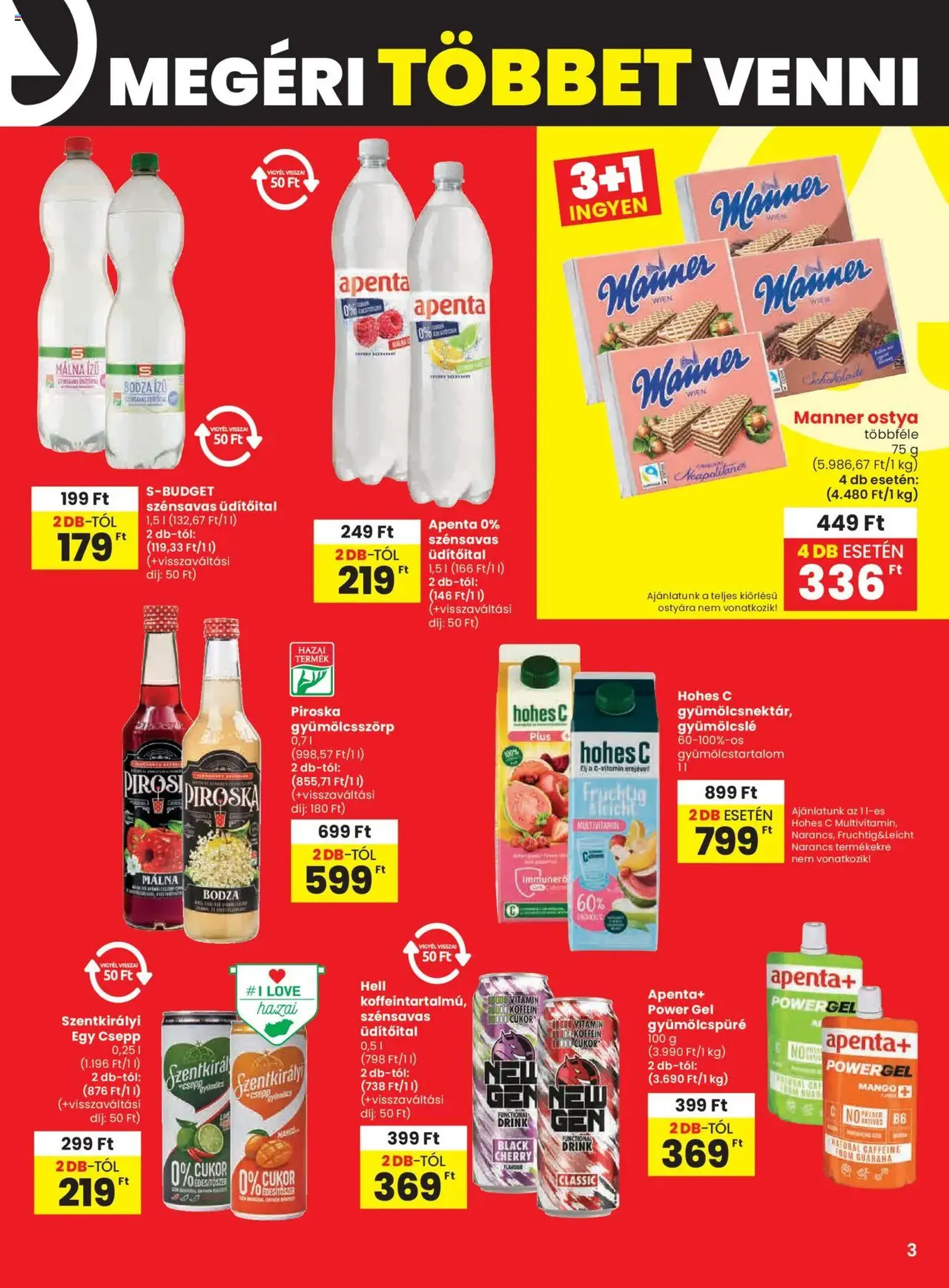 Spar Akciós újság - 2025.08.07. érvényes szórólap 3 oldal 16 oldalból Spar Akciós újság - 2025.08.07. érvényes szórólap 3 oldal 16 oldalból
