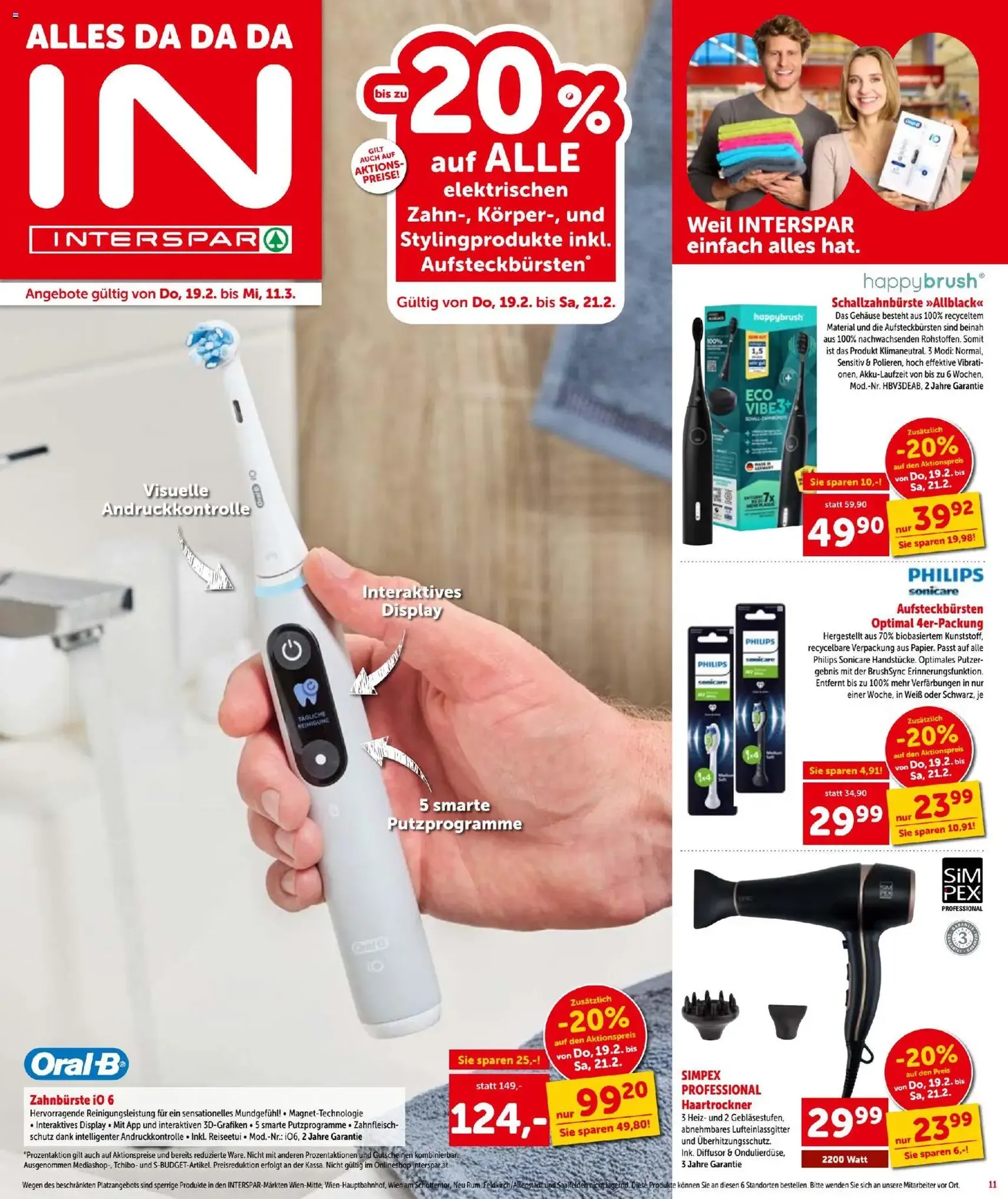 Interspar Flugblatt - Gültiger Prospekt ab 19.02.2026, Seite 11 von insgesamt 16