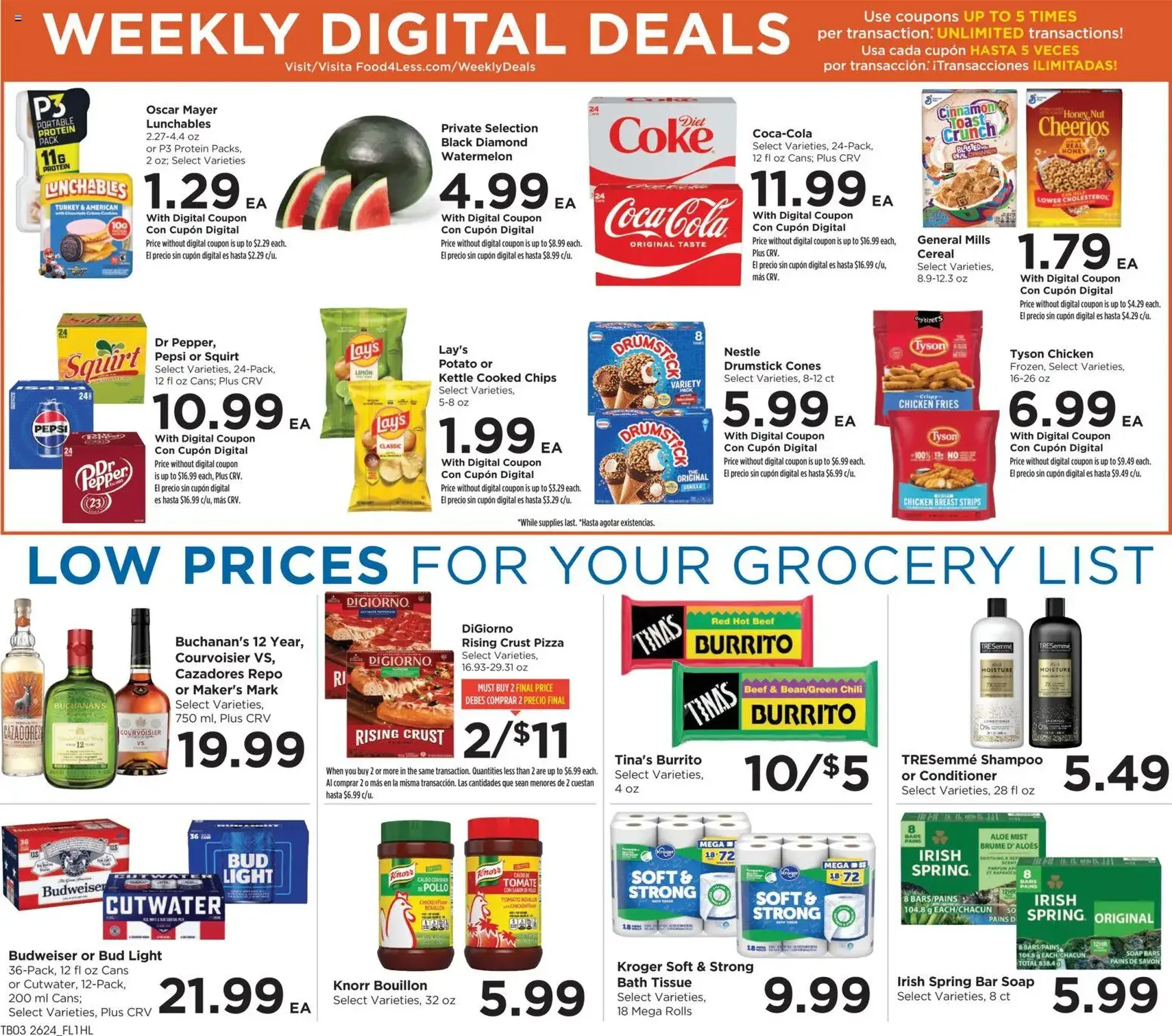Food 4 Less Weekly Ad - valid flyer from 07/15/2026, page 5 of 9