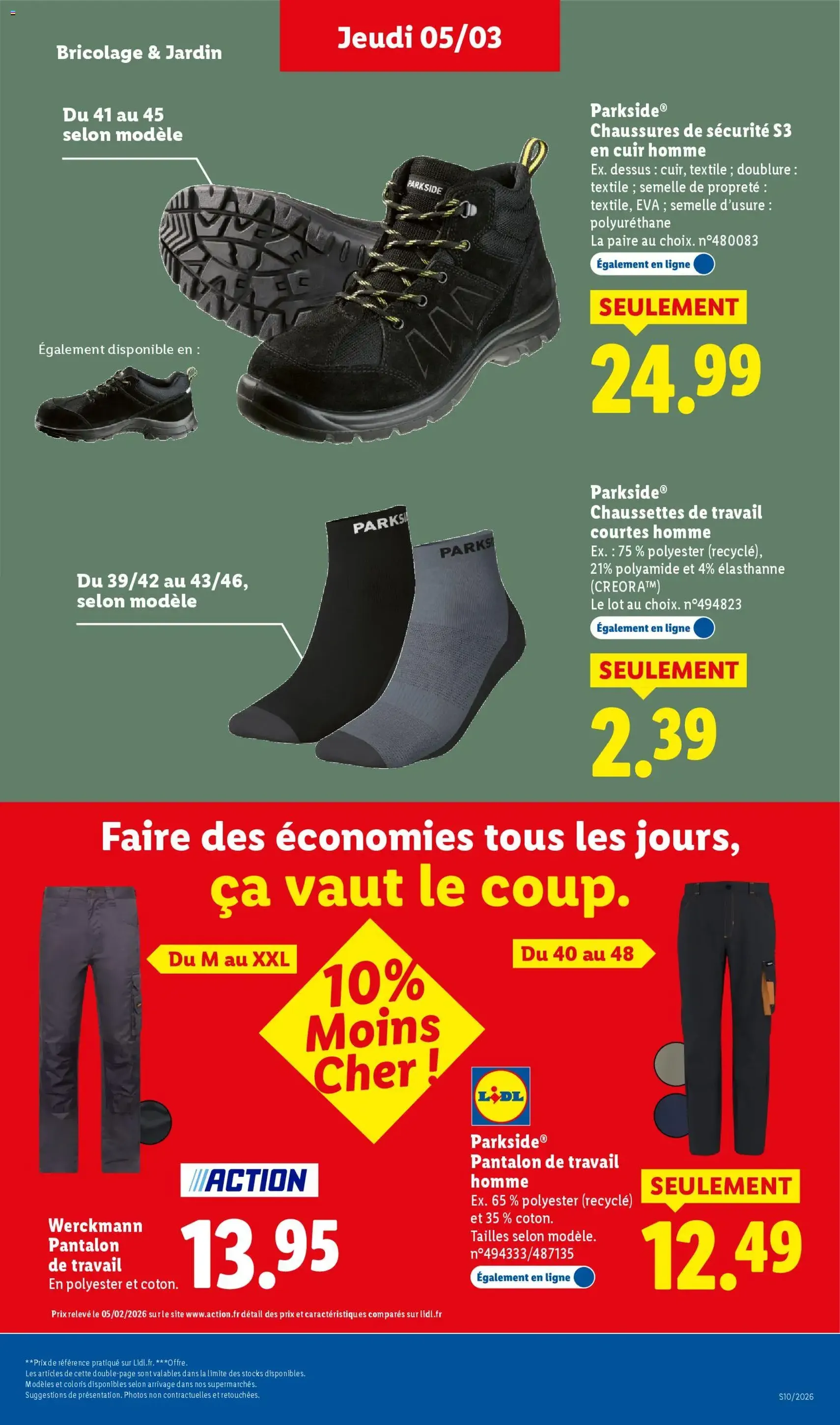LIDL catalogue semaine 10 - brochure valable à partir du 05/03/2026, page 41 sur 79