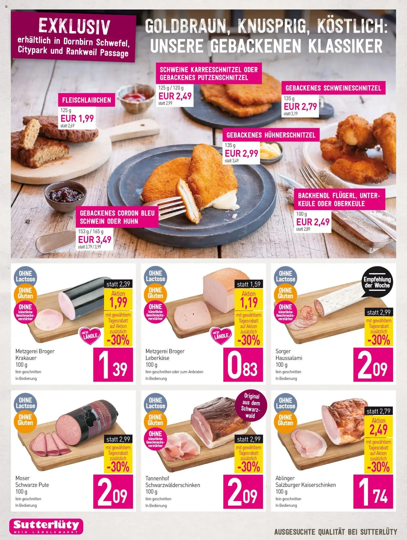 Sutterlüty Flugblatt - Gültiger Prospekt ab 02.01.2026, Seite 8 von insgesamt 20