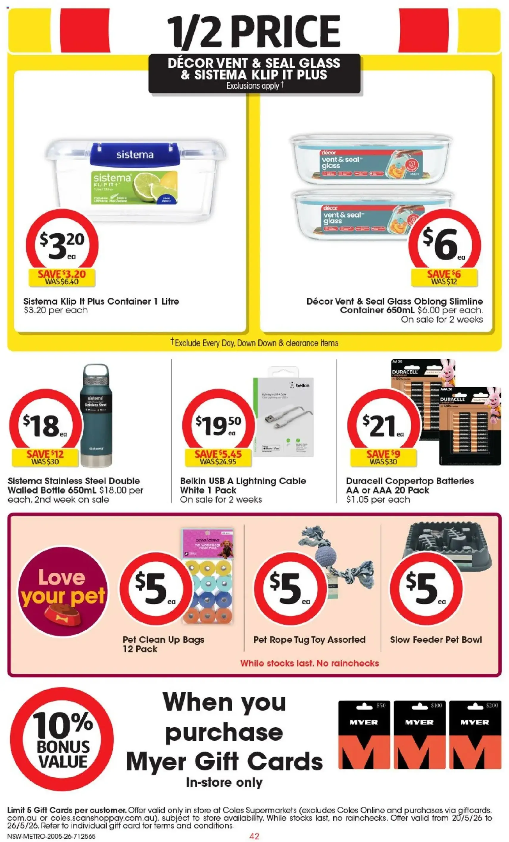 Coles catalogue - valid flyer from 19/05/2026, page 42 of 48