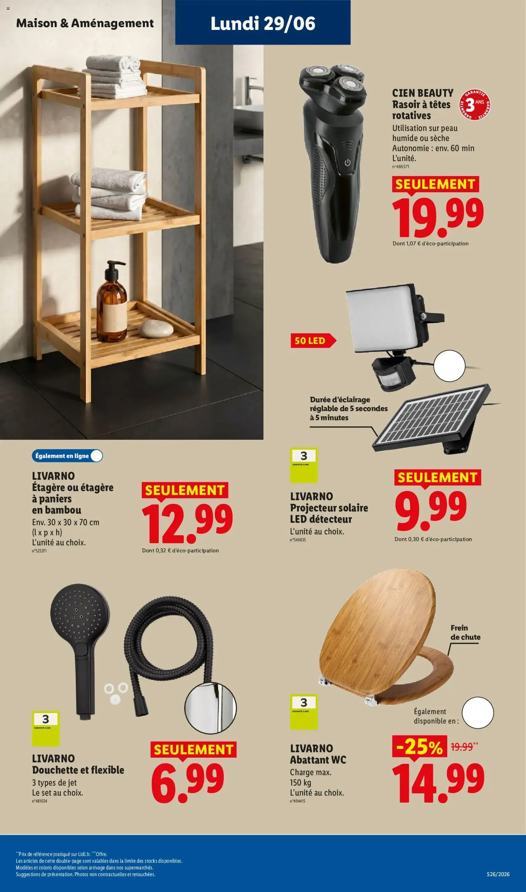 LIDL catalogue - brochure valable à partir du 25/06/2026, page 63 sur 72