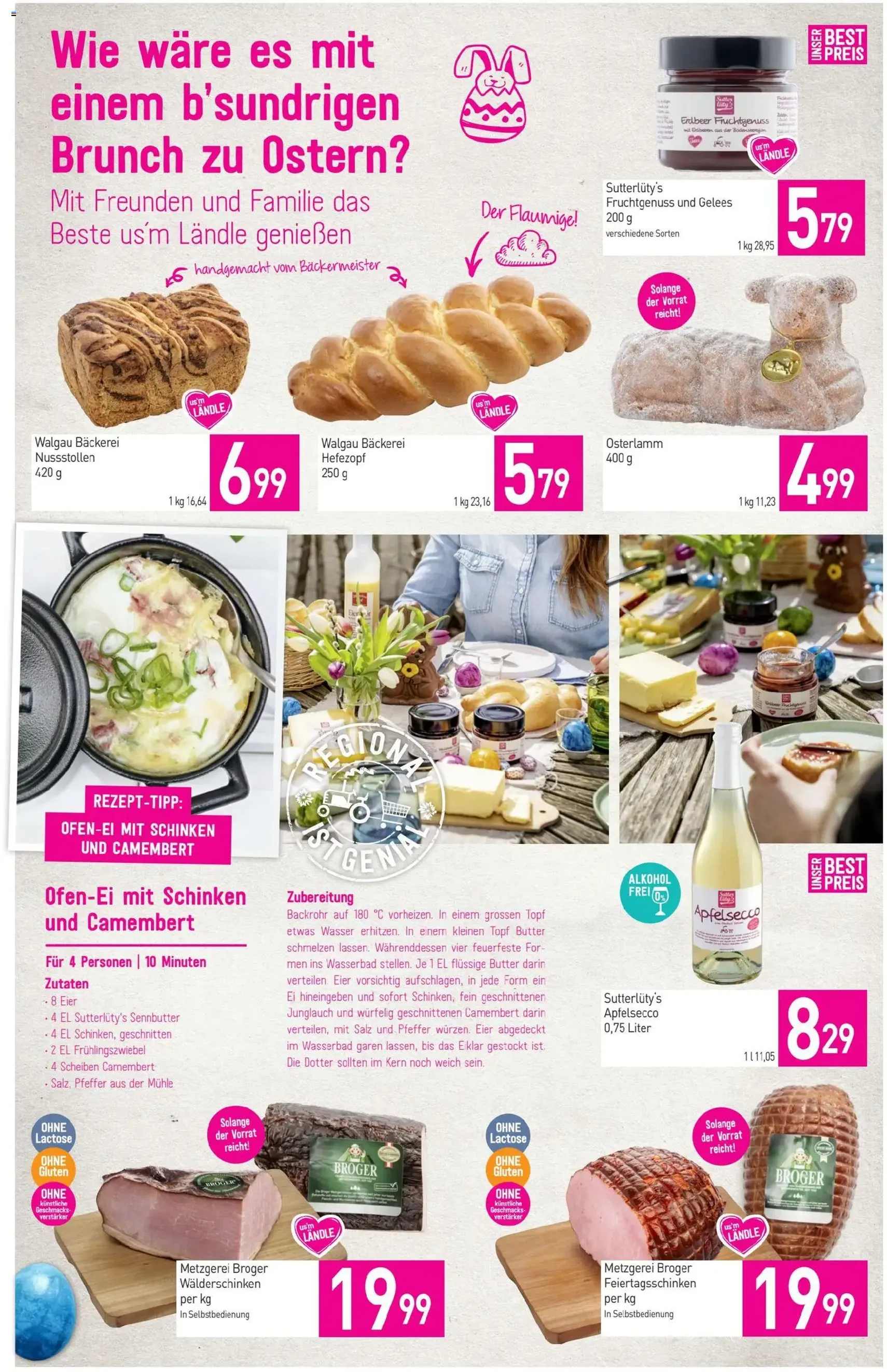 Sutterlüty Flugblatt - Gültiger Prospekt ab 02.04.2026, Seite 2 von insgesamt 24