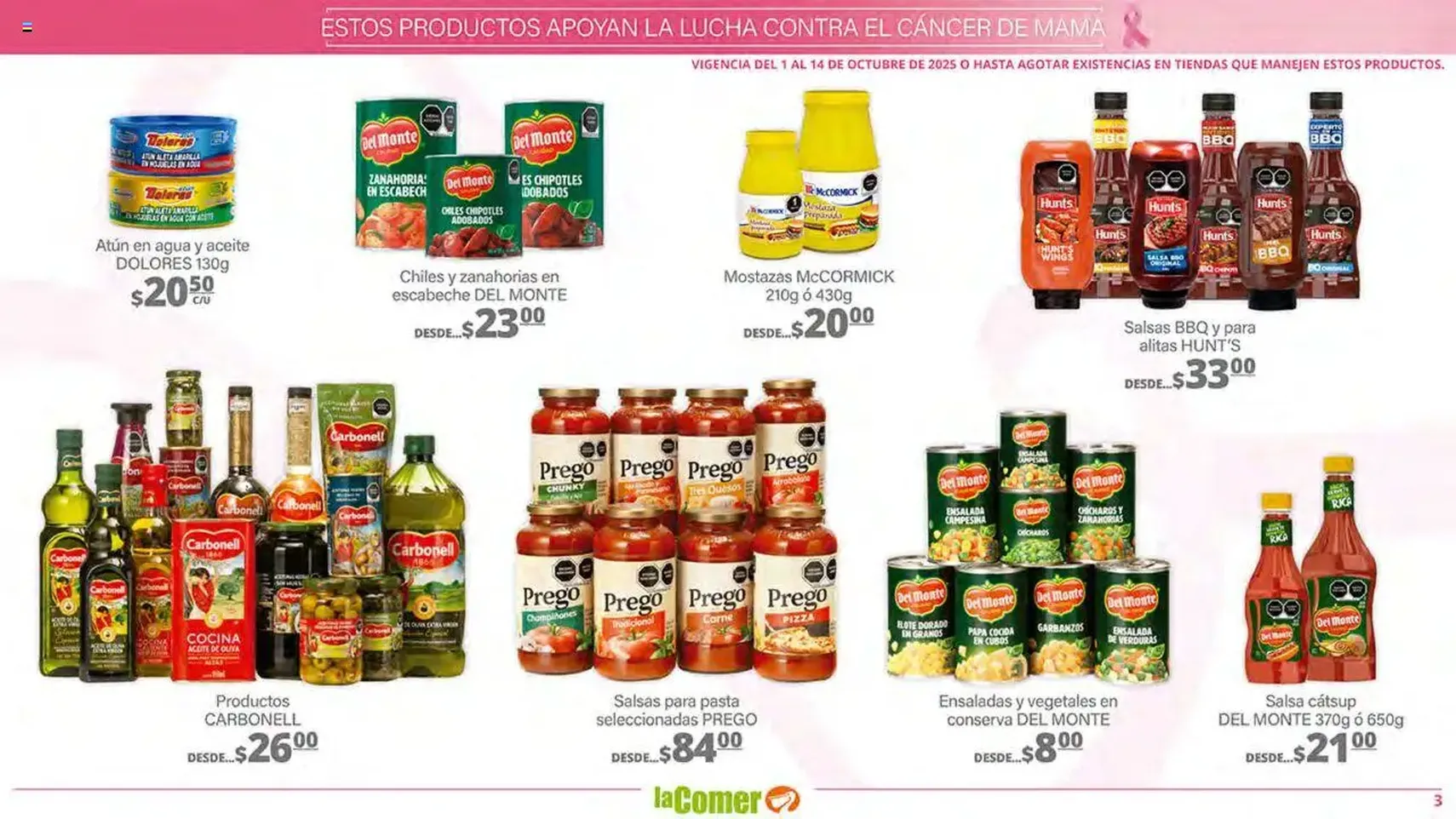 La Comer - Folleto - folleto válido desde 01/10/2025 página 3 de 48 La Comer - Folleto - folleto válido desde 01/10/2025 página 3 de 48