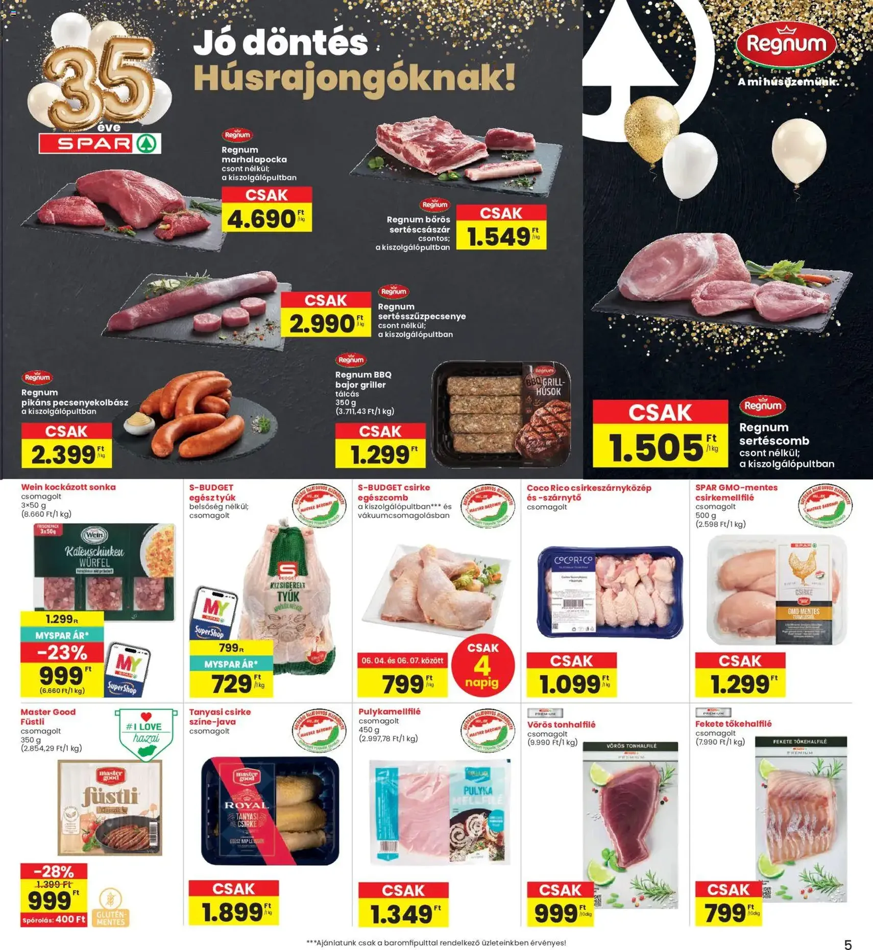 Interspar akciós újság - 2026.06.04. érvényes szórólap 5 oldal 20 oldalból