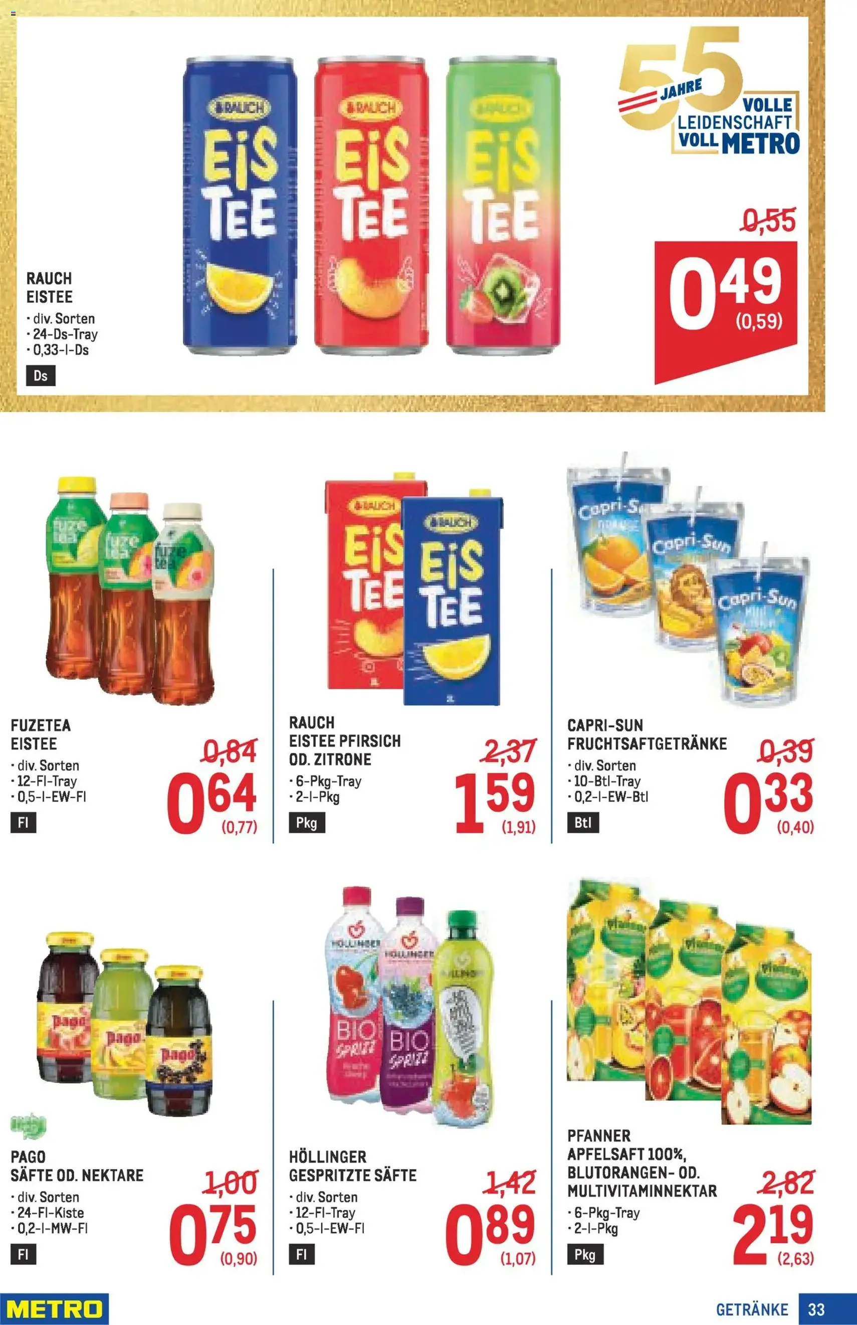 Metro angebote Profi - Gültiger Prospekt ab 16.04.2026, Seite 33 von insgesamt 64