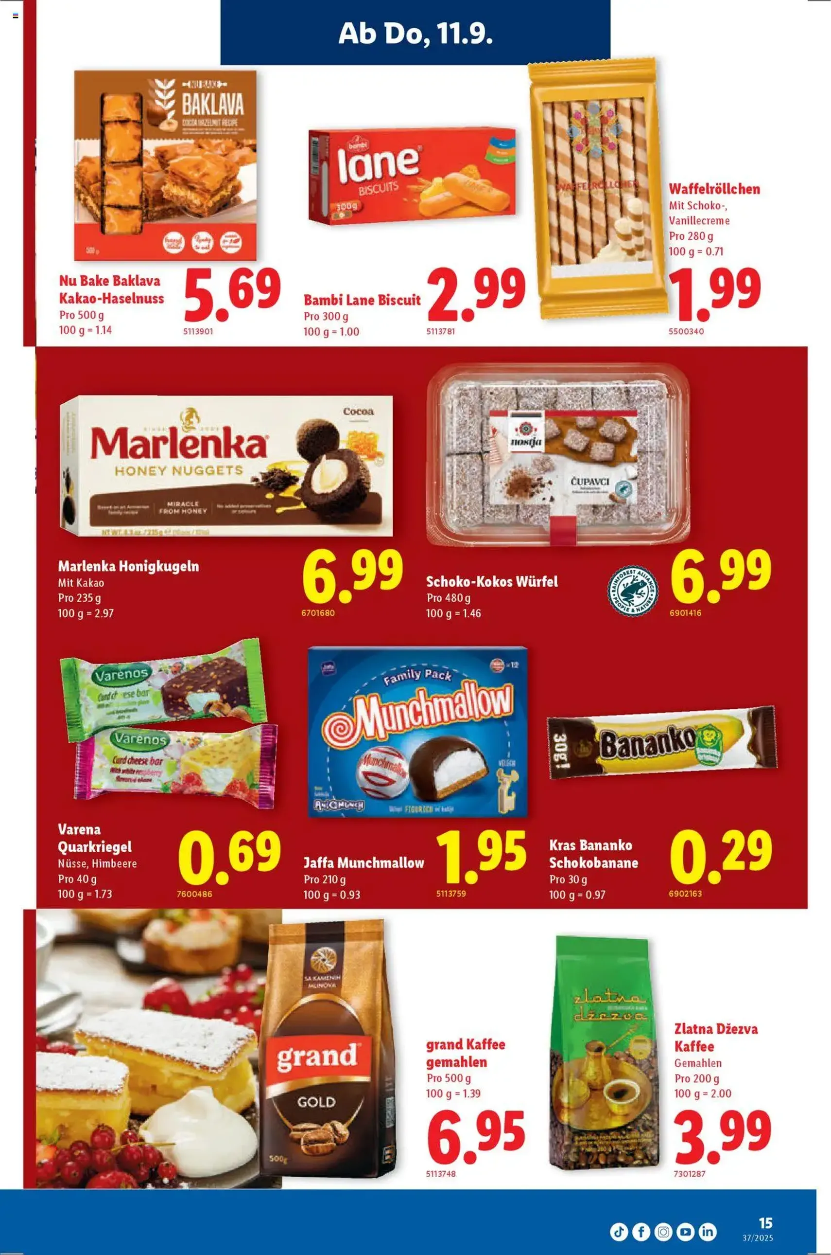 Lidl Aktionen - Gültiger Prospekt ab 11.09.2025, Seite 15 von insgesamt 40 Lidl Aktionen - Gültiger Prospekt ab 11.09.2025, Seite 15 von insgesamt 40