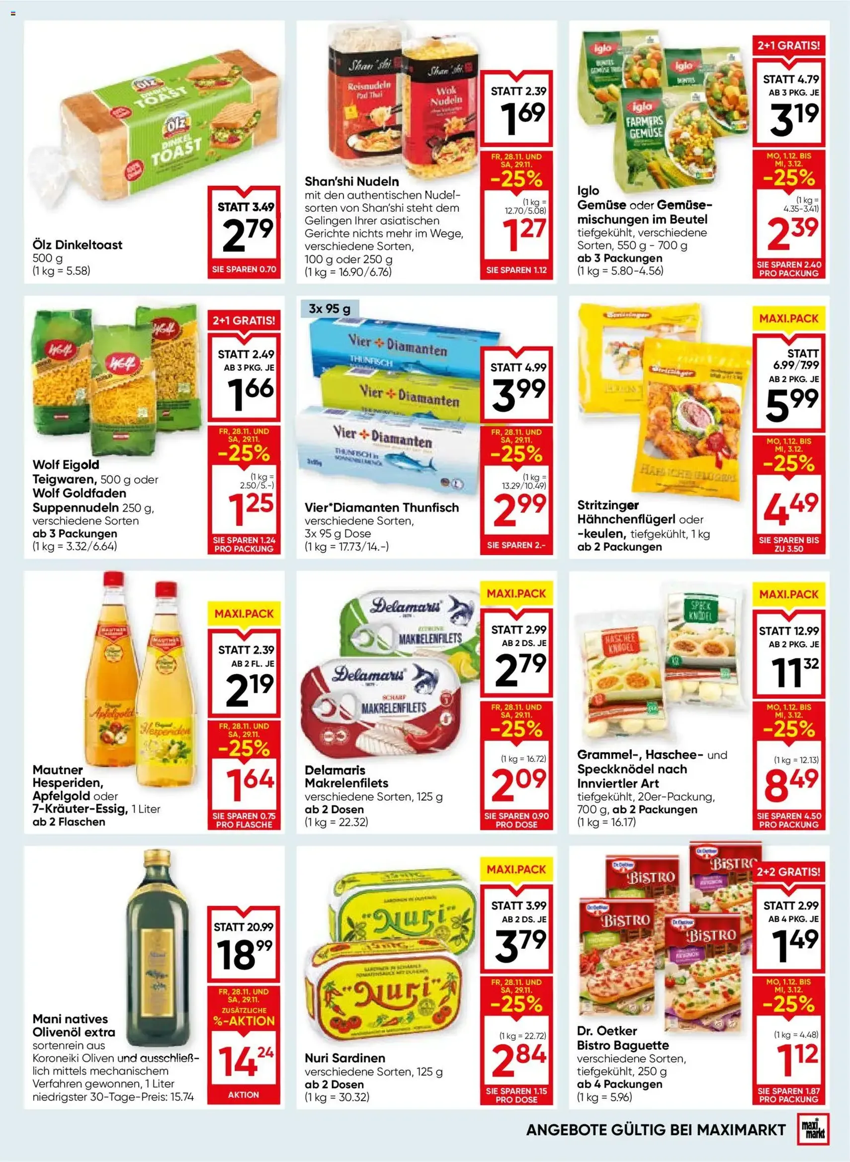 Maximarkt Flugblatt - Gültiger Prospekt ab 27.11.2025, Seite 13 von insgesamt 24
