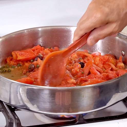 Merluzzo in umido - procedimento 1