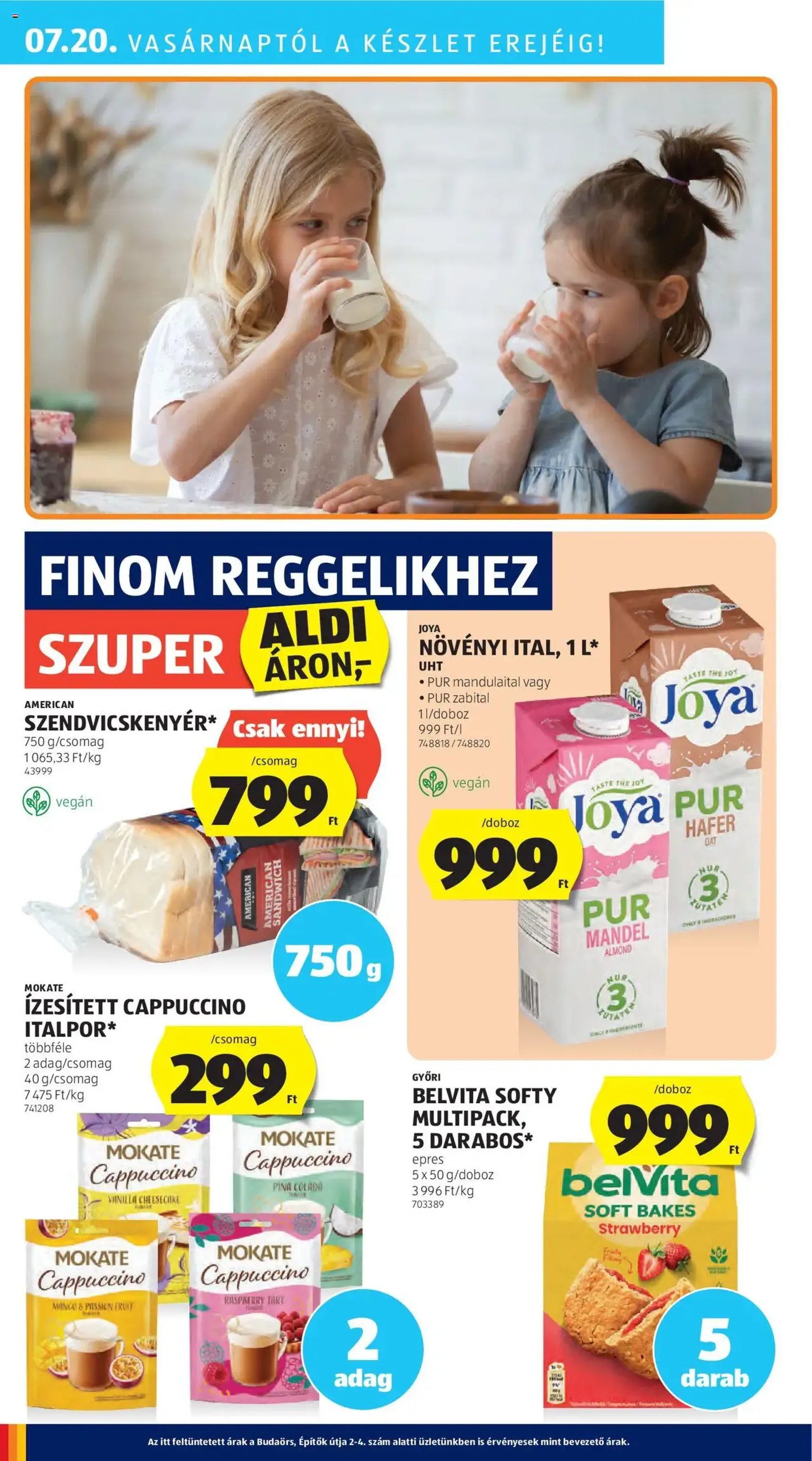 Aldi Akciós újság - 2025.07.17. érvényes szórólap 32 oldal 56 oldalból Aldi Akciós újság - 2025.07.17. érvényes szórólap 32 oldal 56 oldalból
