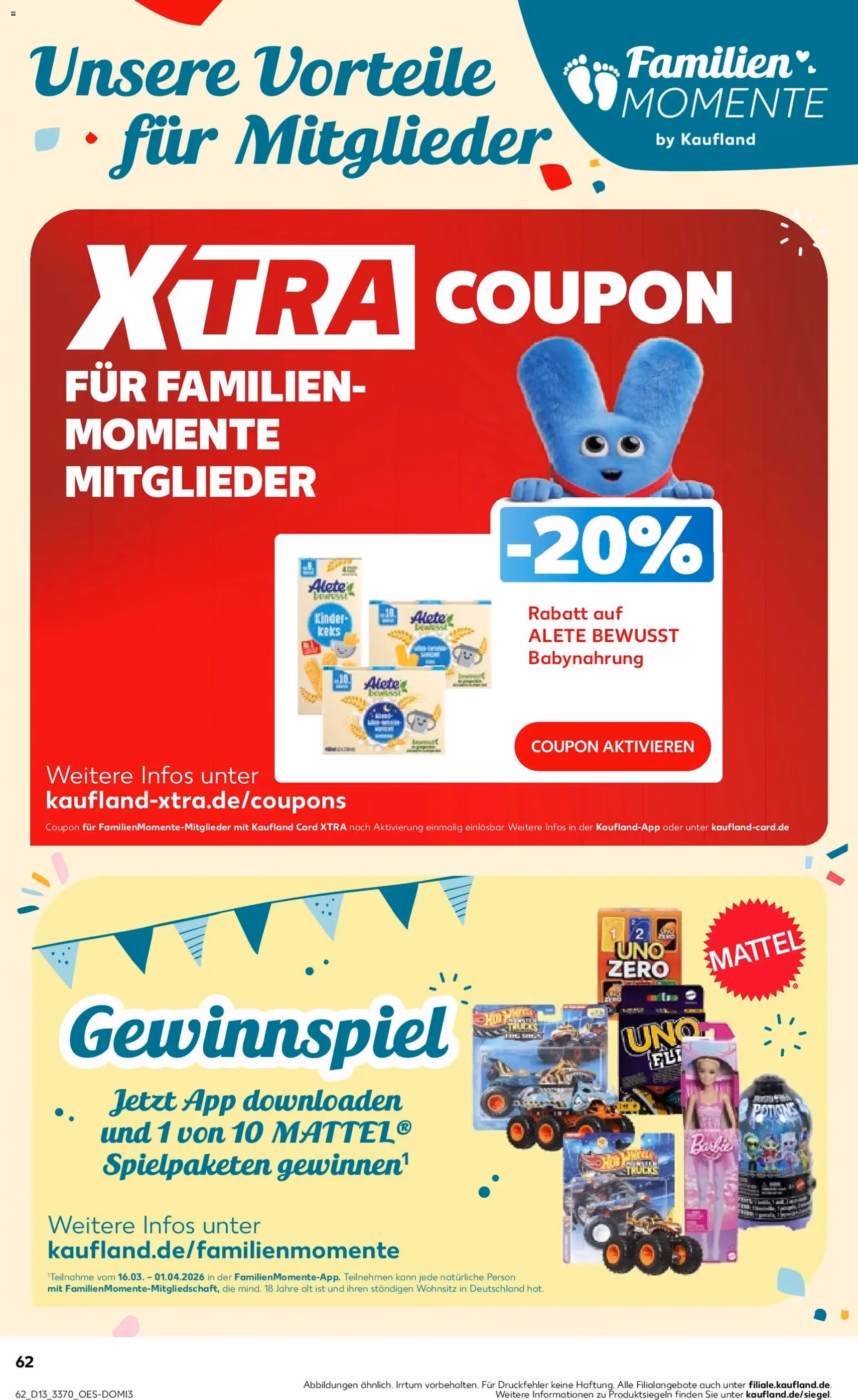 Kaufland Prospekt - Gültiger Prospekt ab 26.03.2026, Seite 62 von insgesamt 68